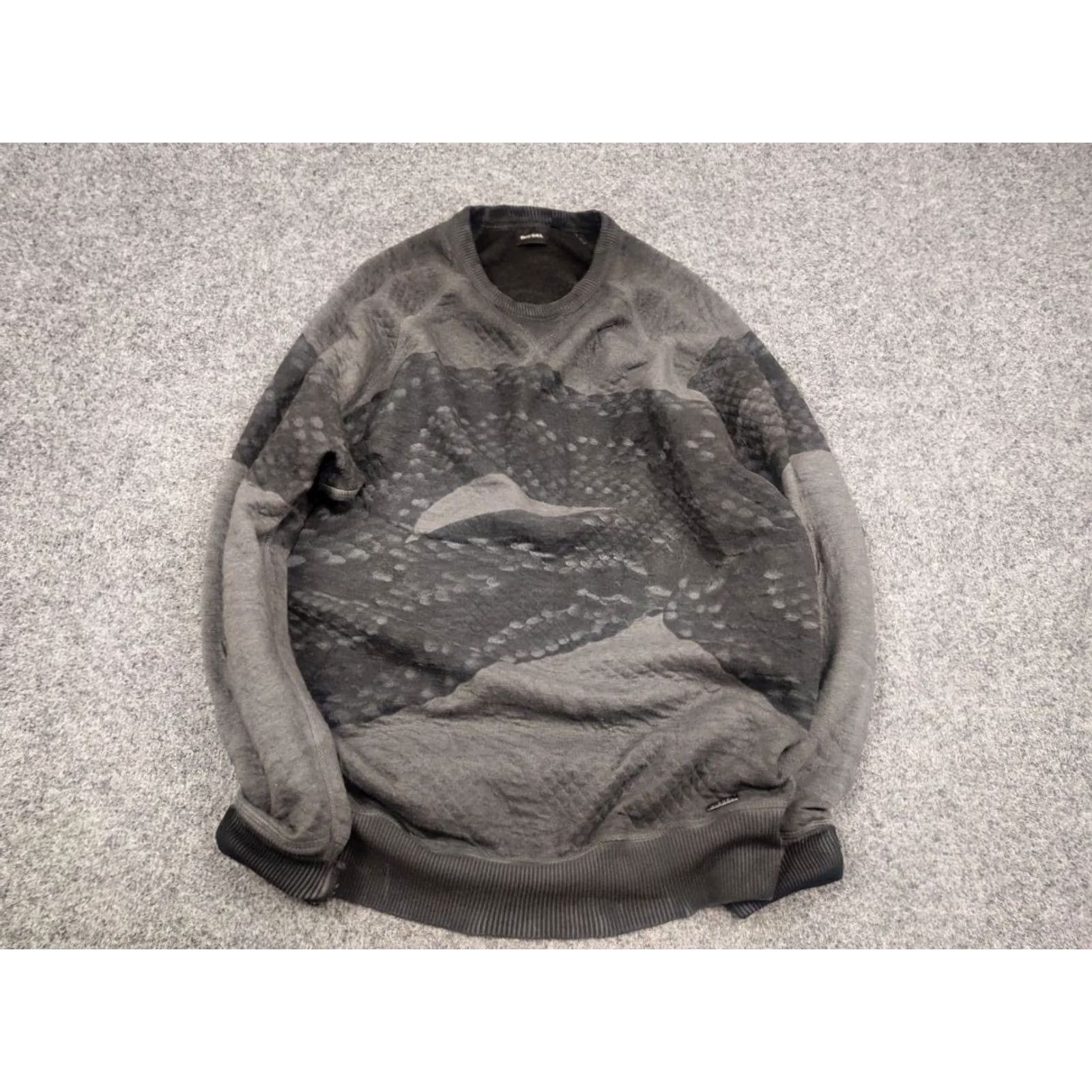 Diesel Diesel Snake Gray Faded Oversized Sweatshirts Main Selling Point Crew Neck Men M Gray Snake 90s Vintage Style Sweatshirt Size US M / EU 48-50 / 2 - 3 Thumbnail