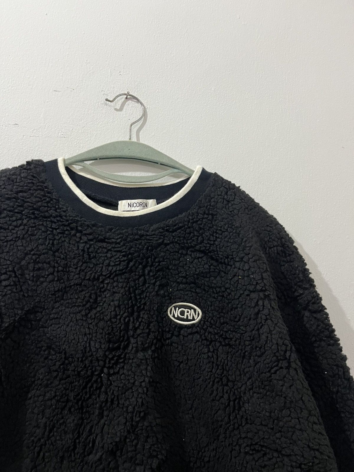 If Six Was Nine 💥NICORON NCRN OVAL LOGO Deep Pile Fleece Pullover Size US L / EU 52-54 / 3 - 4 Thumbnail