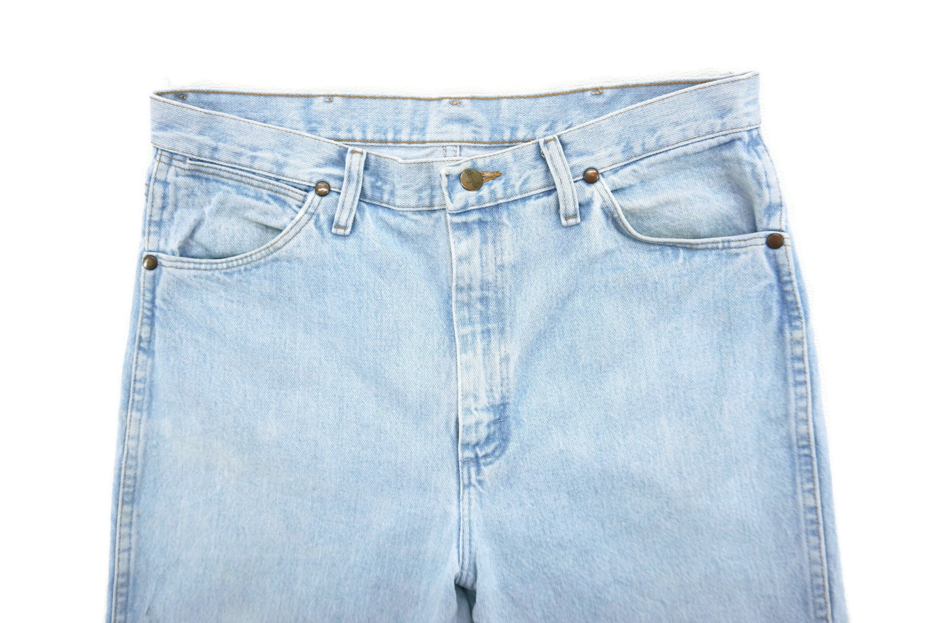 Wrangler Vintage 936GBH Jeans W34xL34 High-Waisted Light Wash Denim Size US 34 / EU 50 - 4 Thumbnail