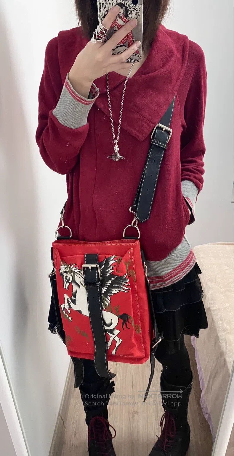 Vivienne Westwood Vivienne Westwood size os Red Pegasus print crossbody/singl Size ONE SIZE - 7 Thumbnail