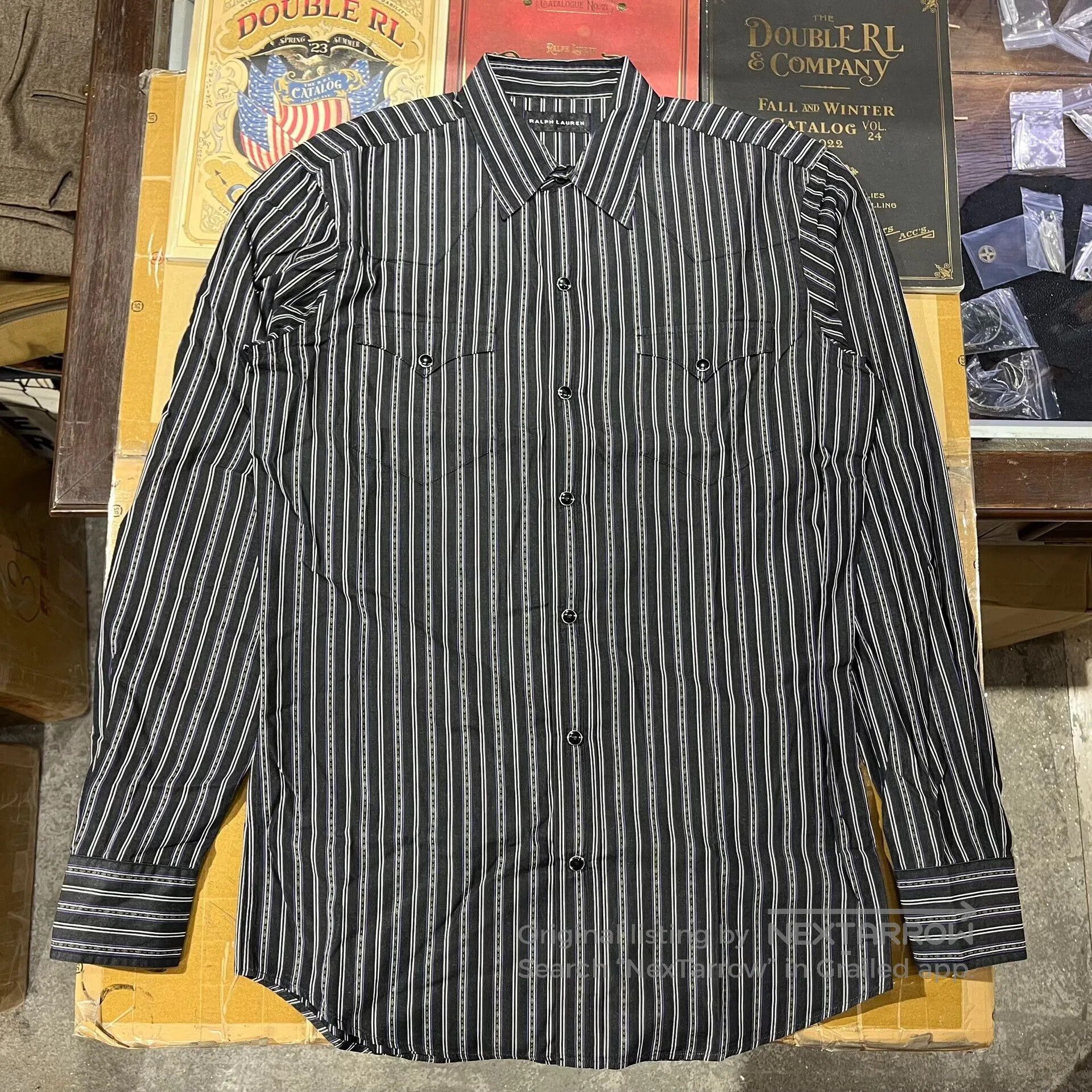 RRL Ralph Lauren Ralph Lauren Striped Shirt. Size US M / EU 48-50 / 2 - 1 Thumbnail