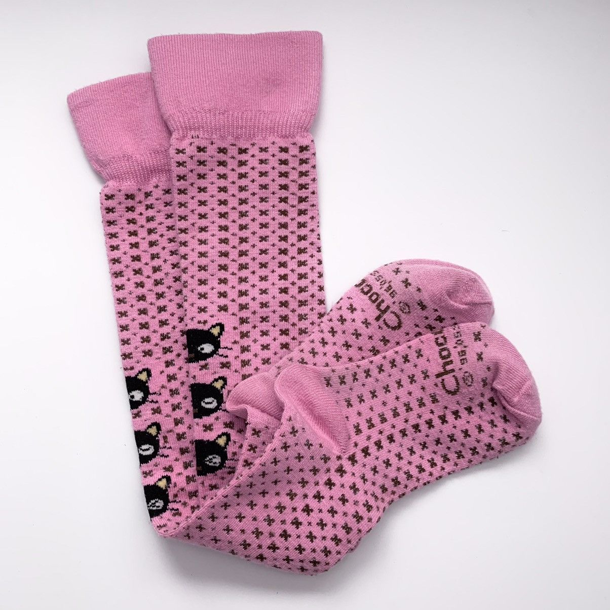 Vintage Rare 2005 Chococat pink knee high socks Size ONE SIZE - 16 Thumbnail