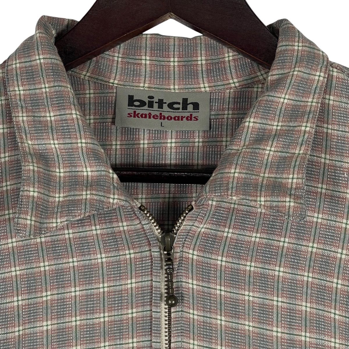Girl Skateboards Vintage Bitch Skateboard Zip Up Shirt Size US L / EU 52-54 / 3 - 5 Thumbnail