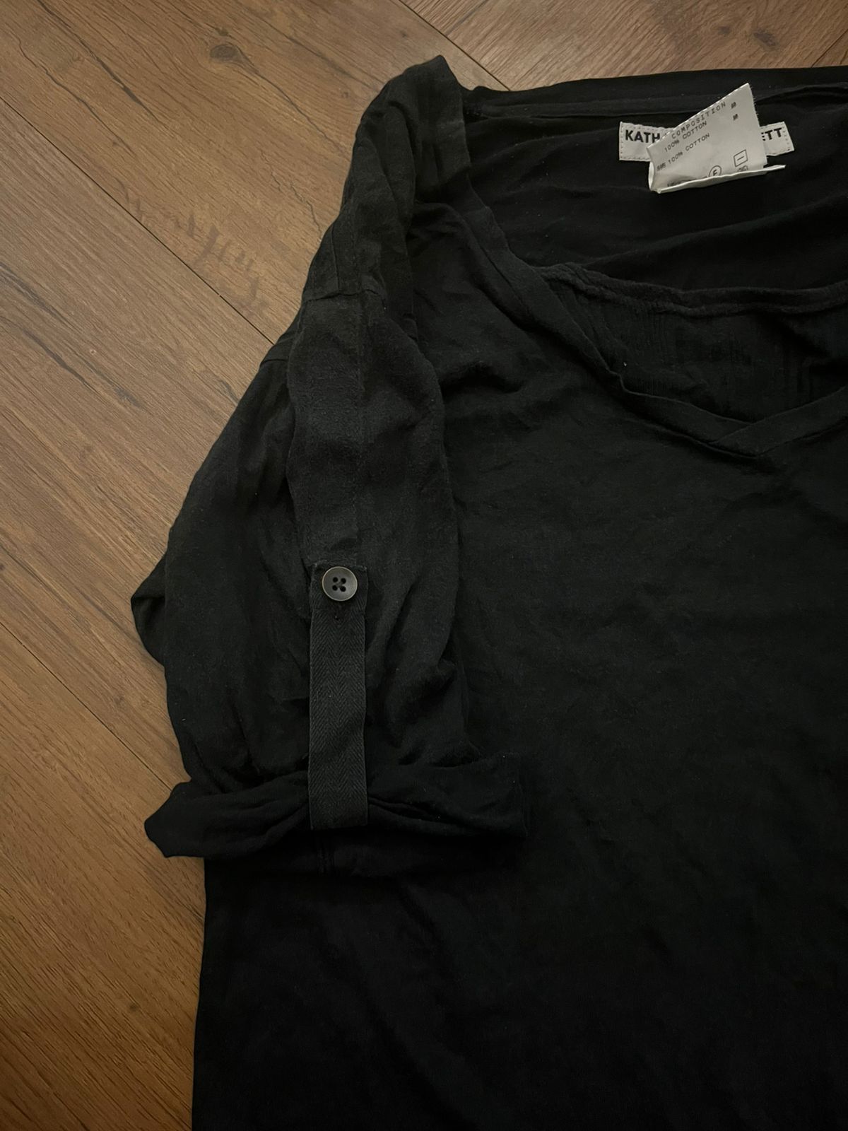 If Six Was Nine × Katharine Hamnett London × Le Grande Bleu (L.G.B.) 2000s Katharine Hamnett London Doubel layer Gothic styel Size US L / EU 52-54 / 3 - 5 Thumbnail