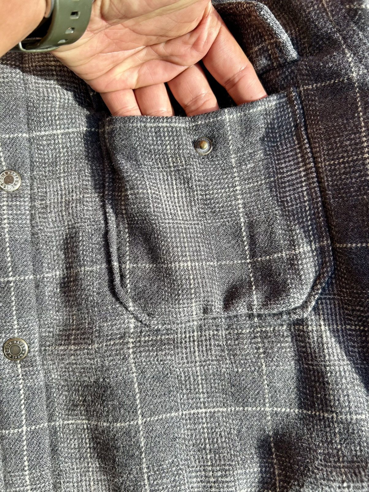 Other Sherpa-Lined Flannel Shirt Jacket Eddie Bauer Size US L / EU 52-54 / 3 - 5 Thumbnail