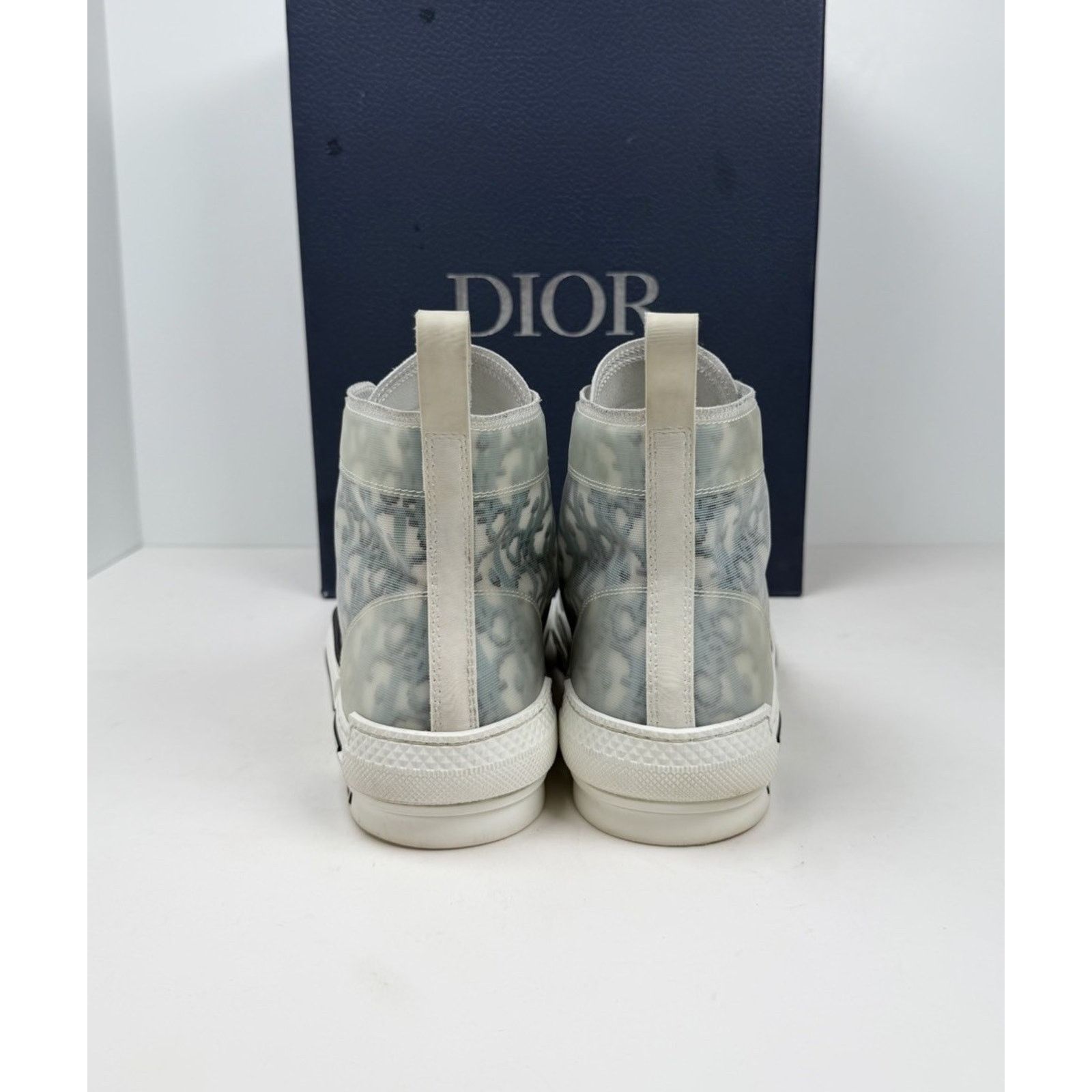 Dior Size 40EU/7US - Dior B23 High Dior White/Blue Size US 7 / EU 40 - 4 Thumbnail