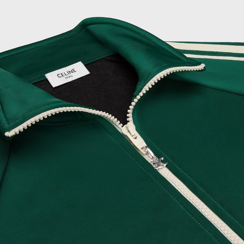 Celine o1w1db10526 2Y99E8 Tracksuit Jacket in Green Size US M / EU 48-50 / 2 - 3 Thumbnail