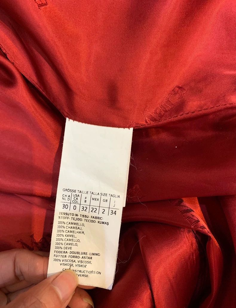 MaxMara Rialto Red Wool Coat-2508