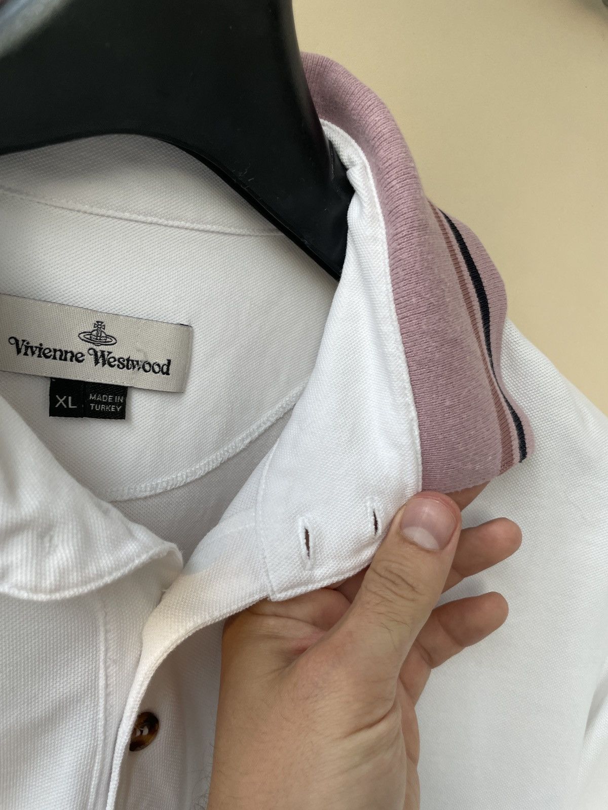 Vivienne Westwood Vivienne westwood White Polo Shirt Size US XL / EU 56 / 4 - 8 Thumbnail