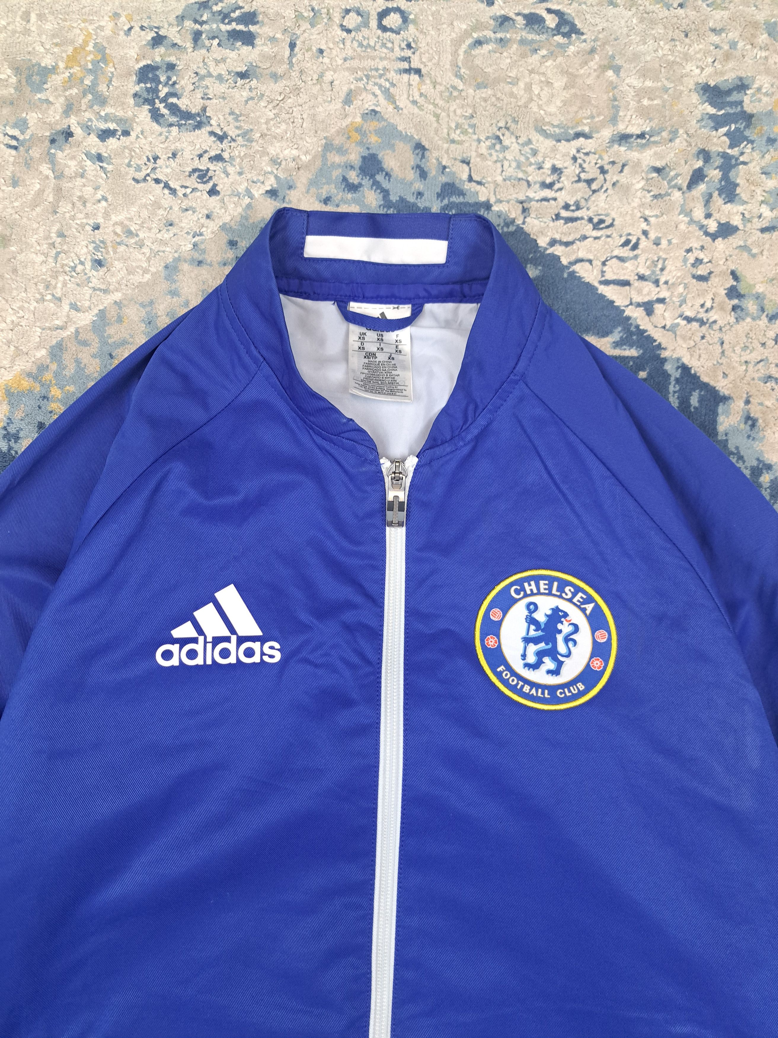 Adidas Adidas x Chelsea Light Trainig Jacket Blokecore Soccer Size US XS / EU 42 / 0 - 2 Thumbnail