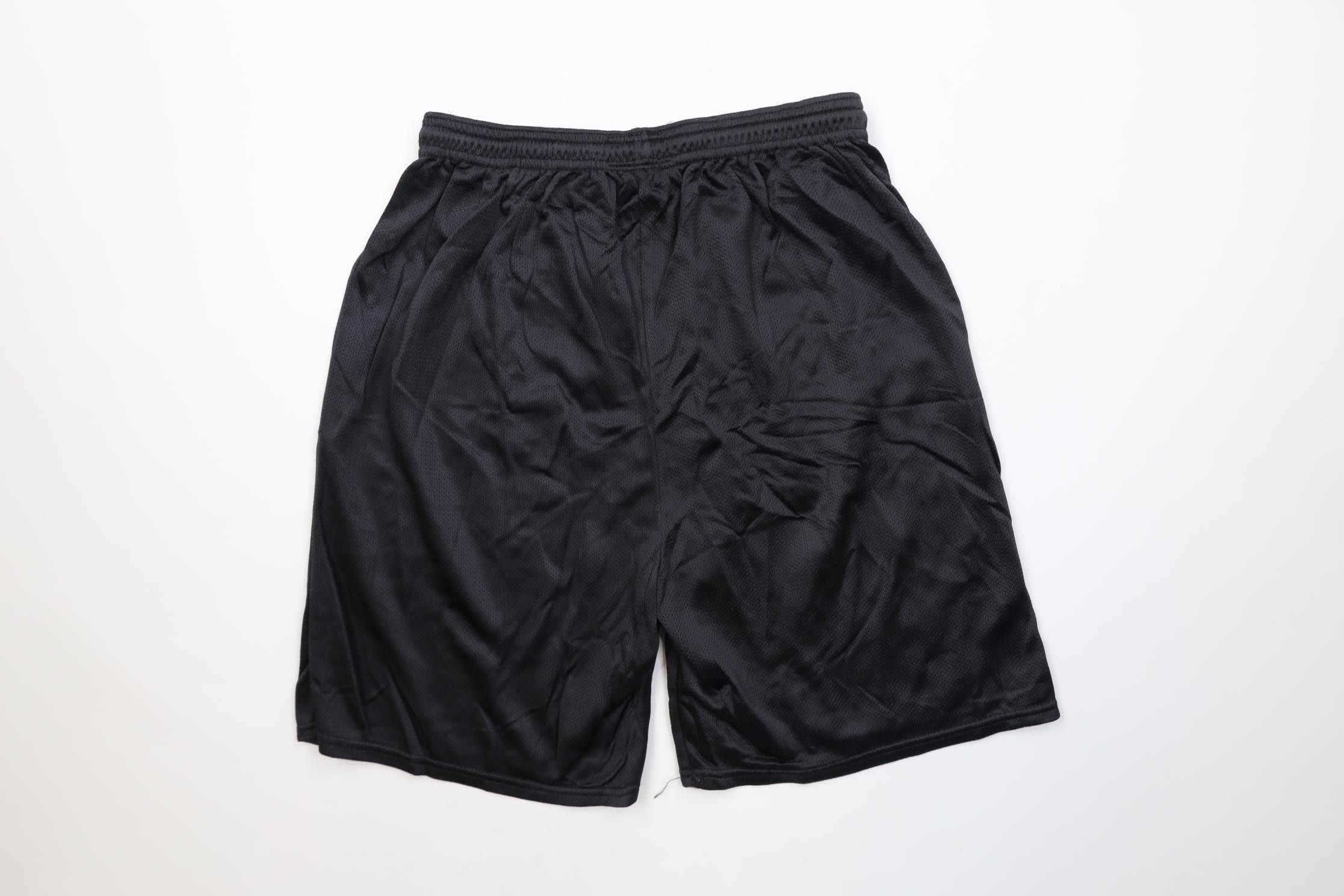 Vintage Vintage 90s Streetwear Mesh Above Knee Shorts Black USA Size US 32 / EU 48 - 7 Thumbnail
