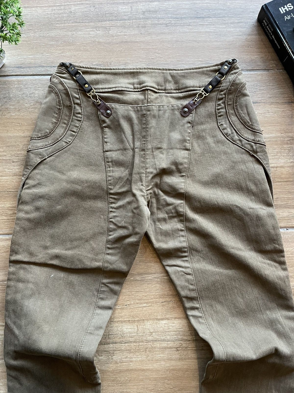 Japanese Brand × Le Grande Bleu (L.G.B.) × Share Spirit Homme Share Spirit Flared Cotton Pant Size US 26 / EU 42 - 13 Thumbnail