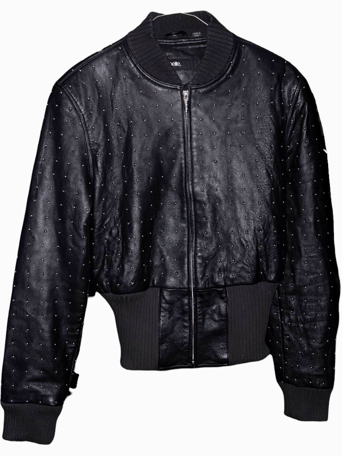 Pelle Pelle Pelle Pelle cropped Studded Leather Jacket Emo Grunge opium Size US XS / EU 42 / 0 - 1 Thumbnail