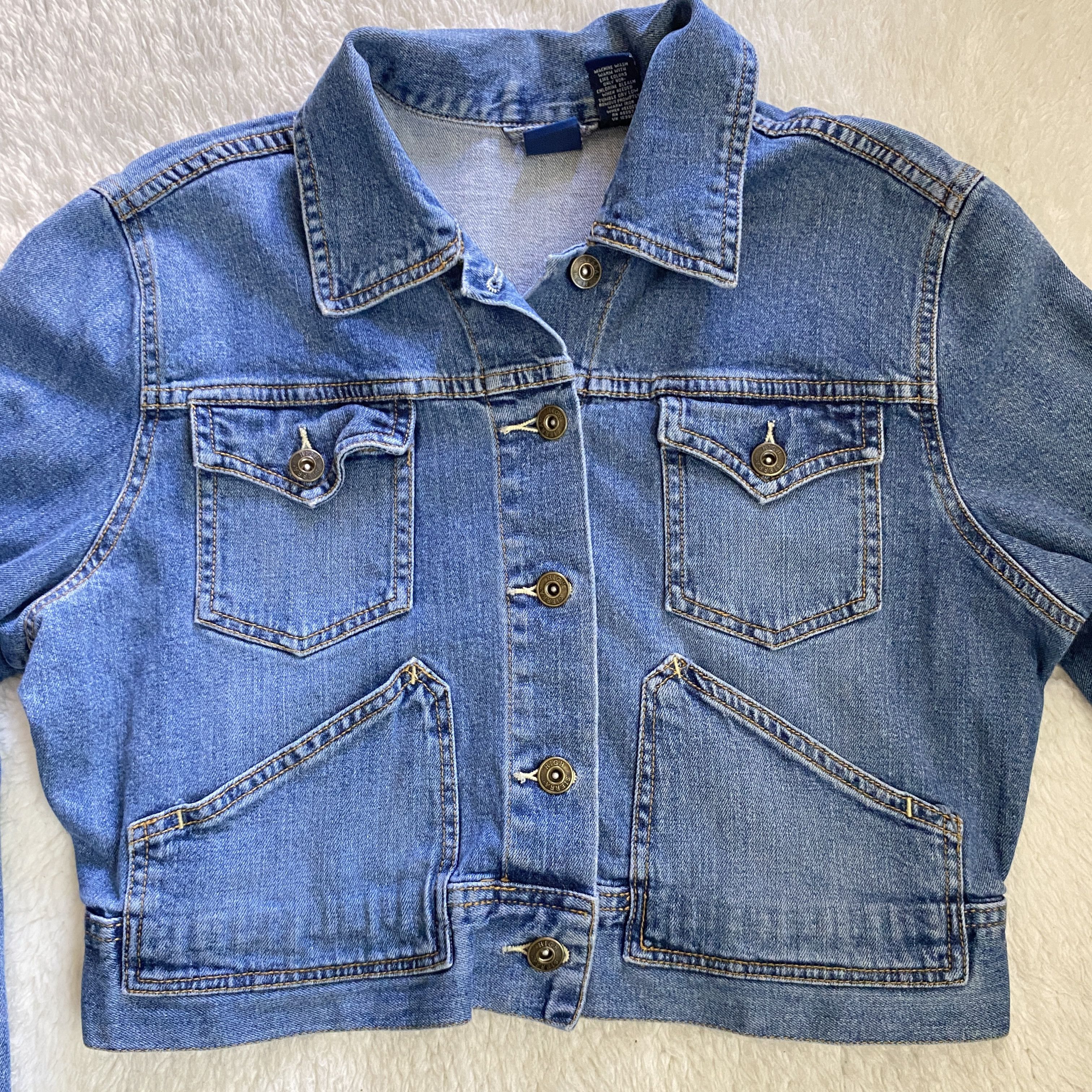 High Sierra High Sierra Cropped Denim Jacket – Size XL, Y2K Style Size XL / US 12-14 / IT 48-50 - 12 Thumbnail