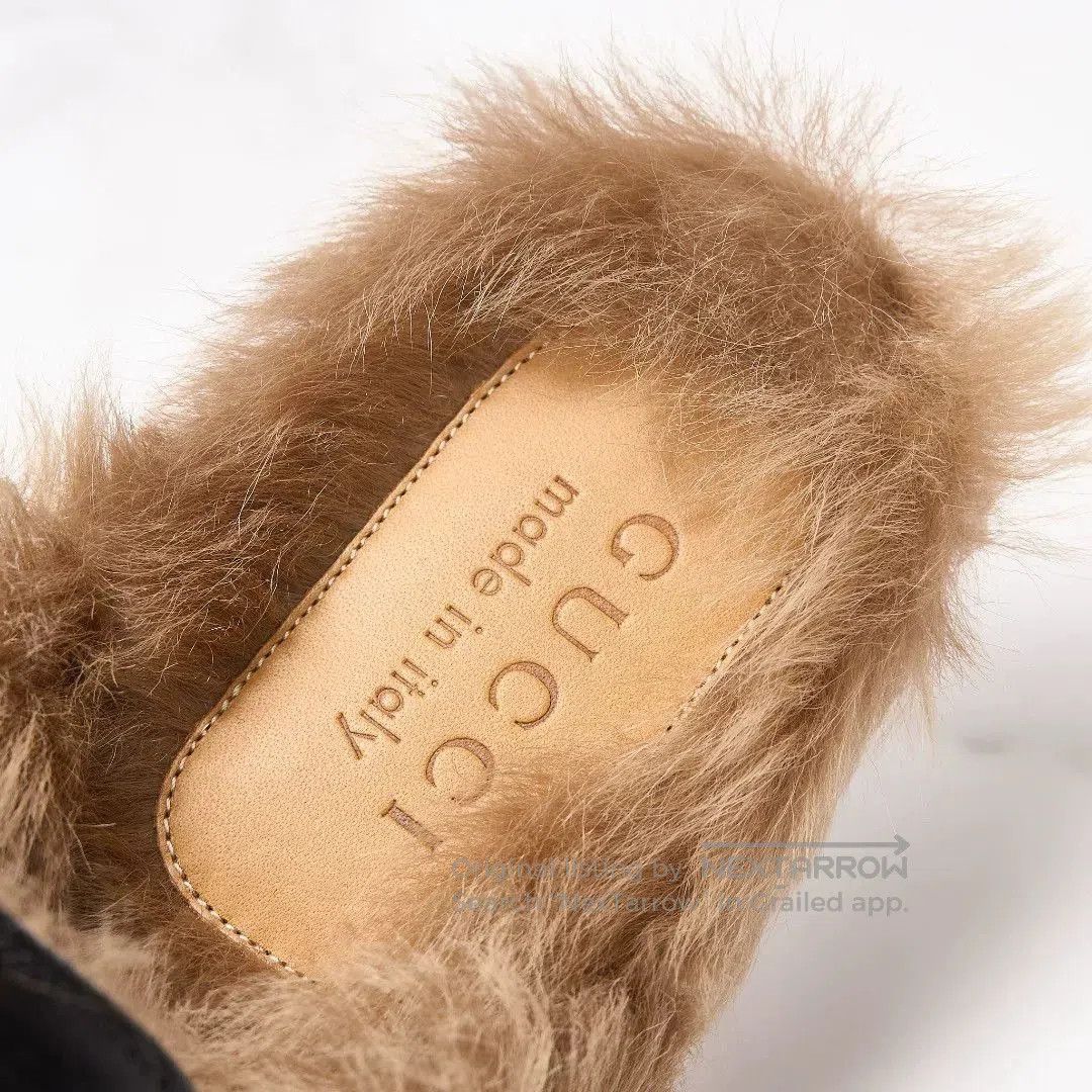 Gucci Gucci Men's Tiger Embroidery Fur Slippers. Size US 7 / EU 40 - 6 Thumbnail