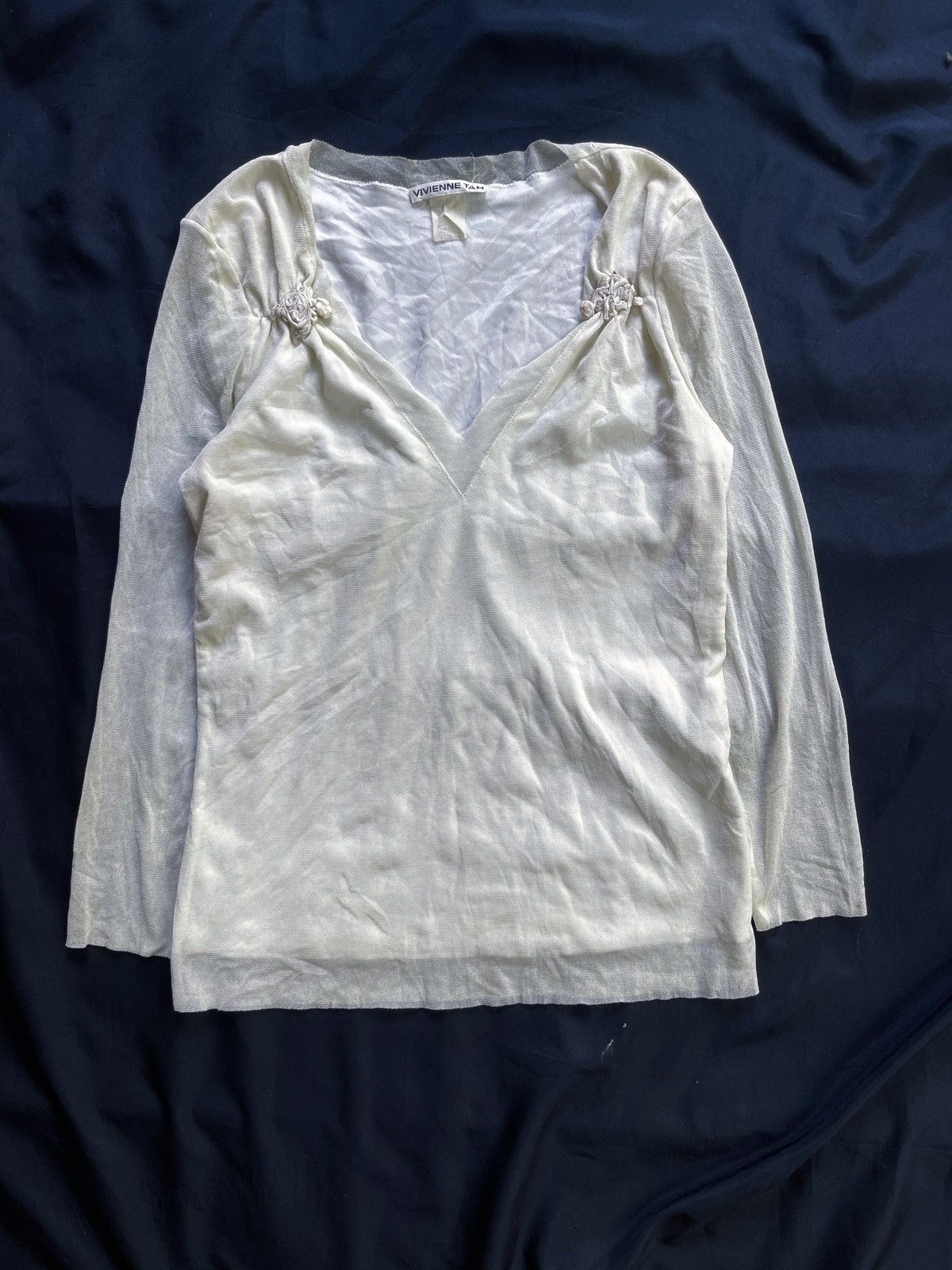 Vivienne Tam DOUBLE LAYER MESH VIVIENNE TAM LONG SLEEVE Size S / US 4 / IT 40 - 1 Thumbnail