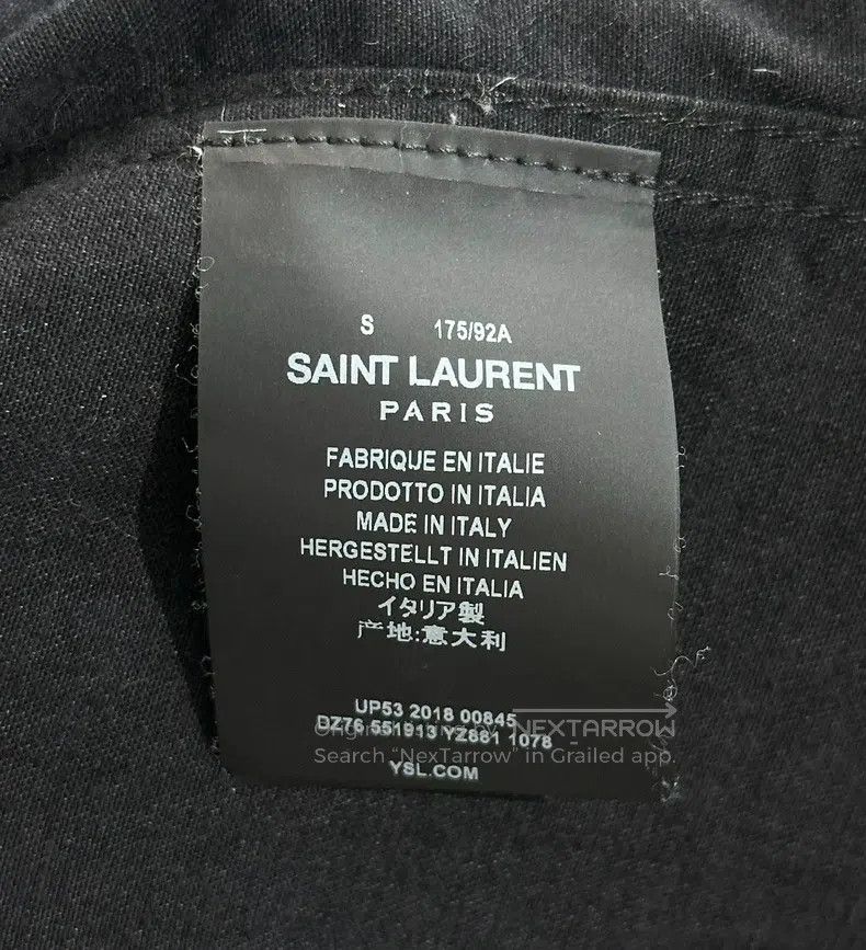 Saint Laurent Paris Saint Laurent Paris Faux Fur Patchwork Shirt Jacket Size US S / EU 44-46 / 1 - 7 Thumbnail