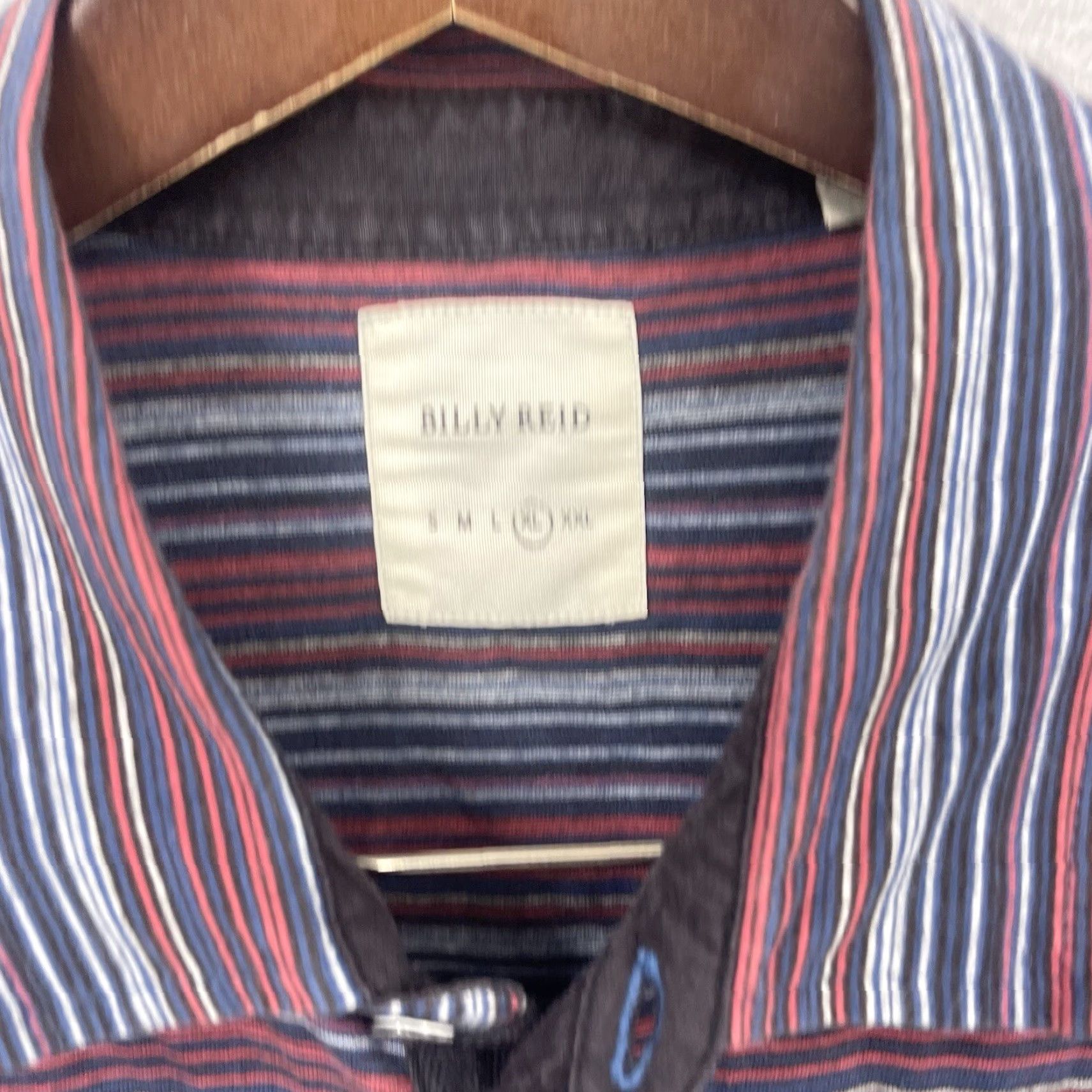 Billy Reid VINTAGE Billy Reid Polo Shirt Men Short Sleeve XL Blue Striped Cotton Preppy Golf 2000s Size US XL / EU 56 / 4 - 7 Thumbnail