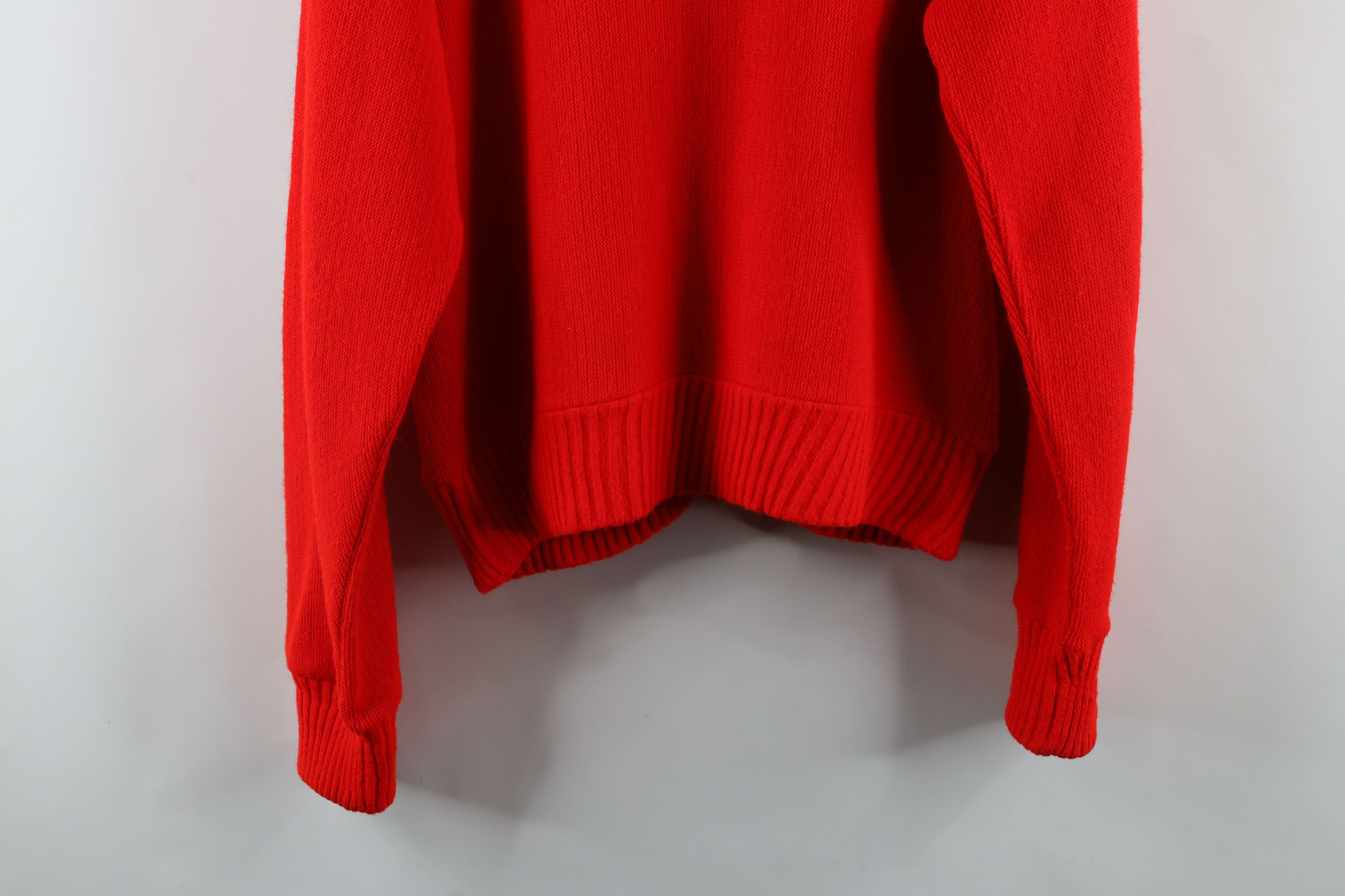 Vintage Vintage 50s 60s Streetwear Knit Cardigan Sweater Red USA Size US M / EU 48-50 / 2 - 11 Thumbnail