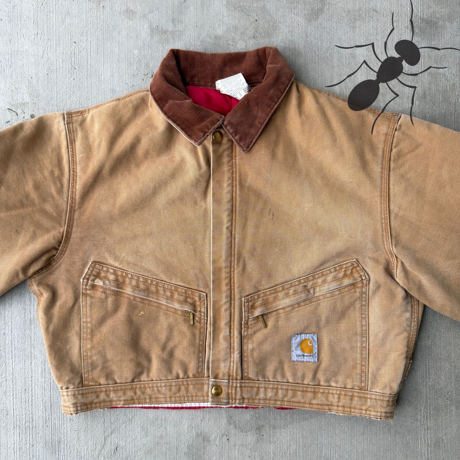 Carhartt × Vintage Carhartt brown cropped Detroit style work wear jacket Size US M / EU 48-50 / 2 - 3 Thumbnail