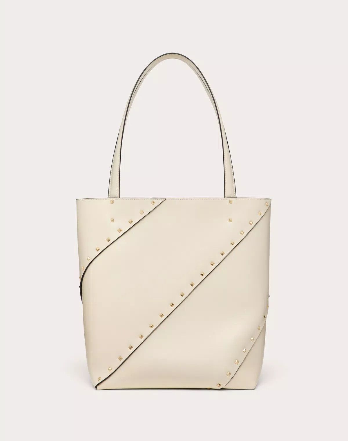 Valentino oc11z0725 Size:OS/ Wispy Shopping Bag In Calfskin in White Size ONE SIZE - 3 Thumbnail
