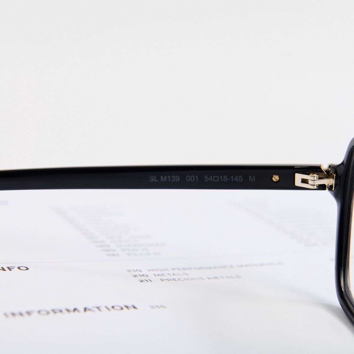 Saint Laurent Paris SAINT LAURENT SL M139 001 GLASSES Size ONE SIZE - 3 Thumbnail