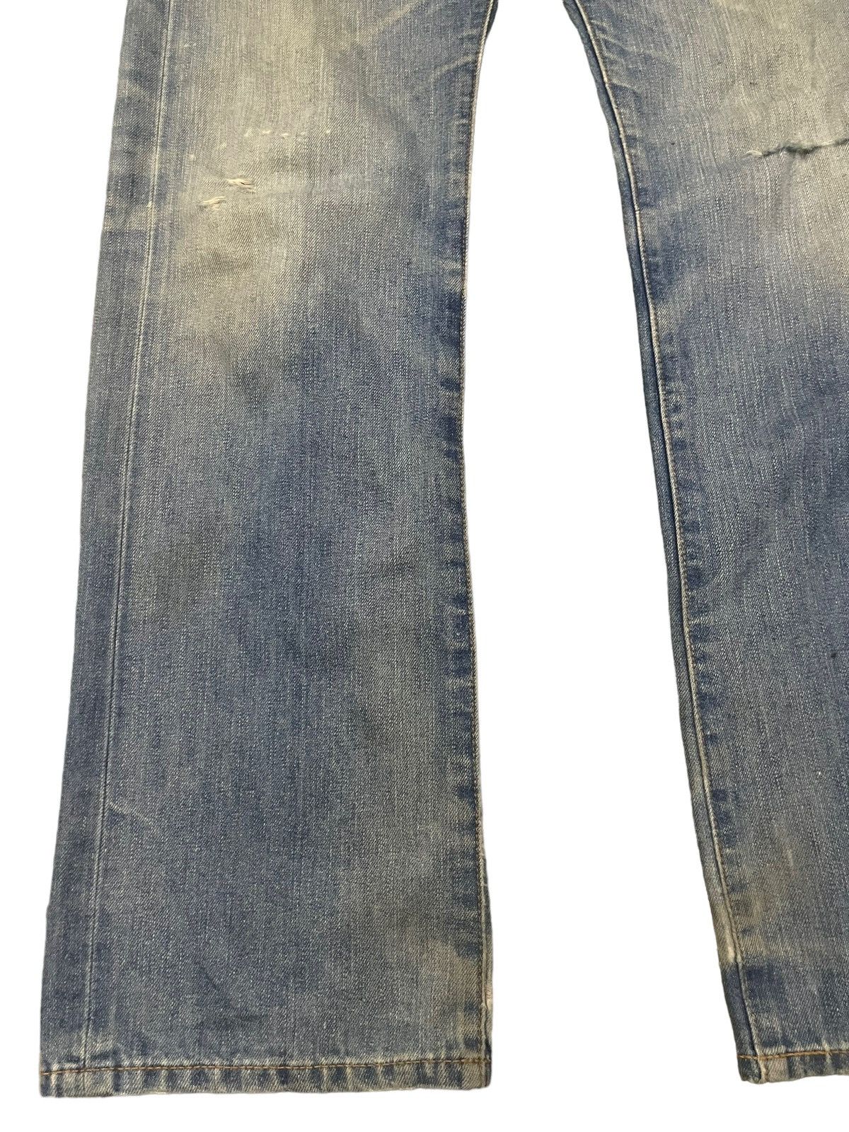 14th Addiction Vintage Japanese Brand Blue Wash Style Baggy Jeans Size US 31 - 5 Thumbnail