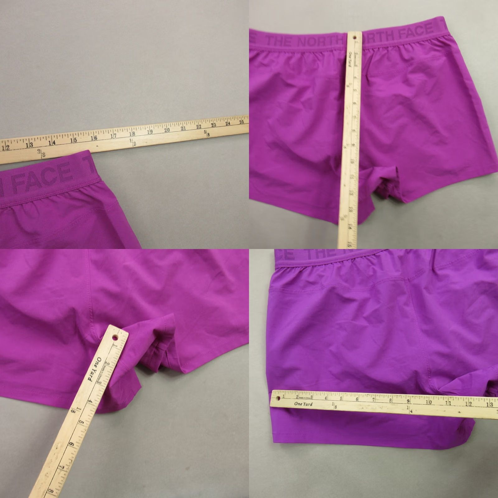 The North Face VINTAGE North Face Shorts Womens Large Lightweight Workout Activewear Purple Size 24" / US 00 / IT 34 - 8 Thumbnail