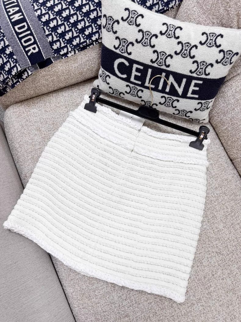 Chanel Chanel White skirt and short skirt Size 25" / US 0 / IT 36 - 3 Thumbnail