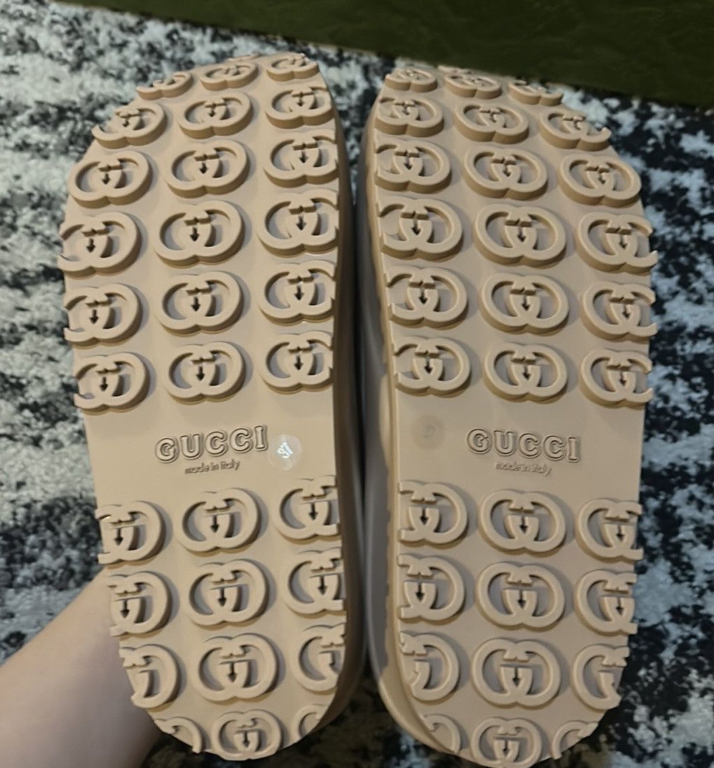 Gucci Gucci Interlocking G Slide Logo Sandal Brown Size US 7 / IT 37 - 5 Thumbnail