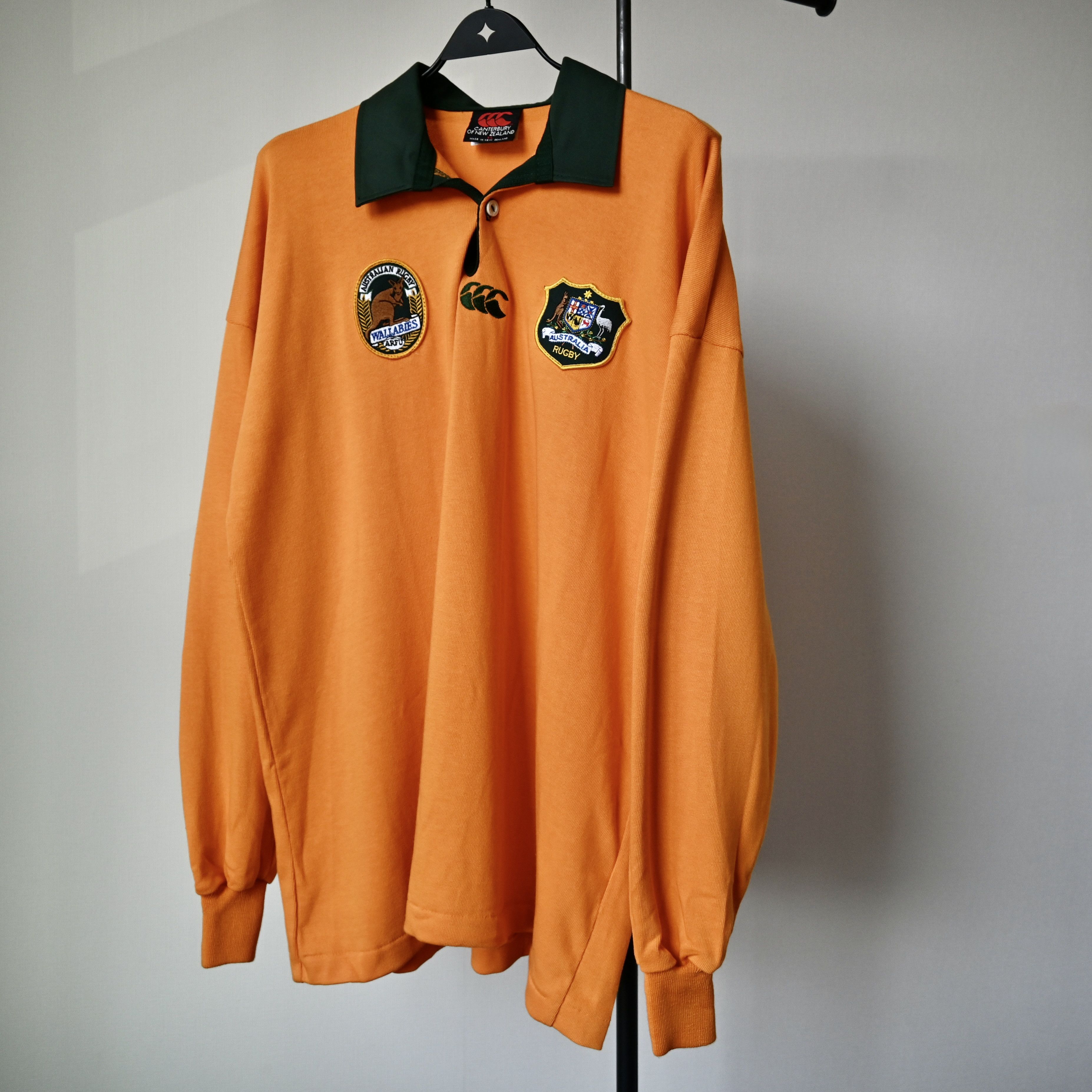 Canterbury of New Zealand UNUSED, VTG 1990s Canterbury Australia Wallabies rugby shirt Size US XL / EU 56 / 4 - 17 Thumbnail