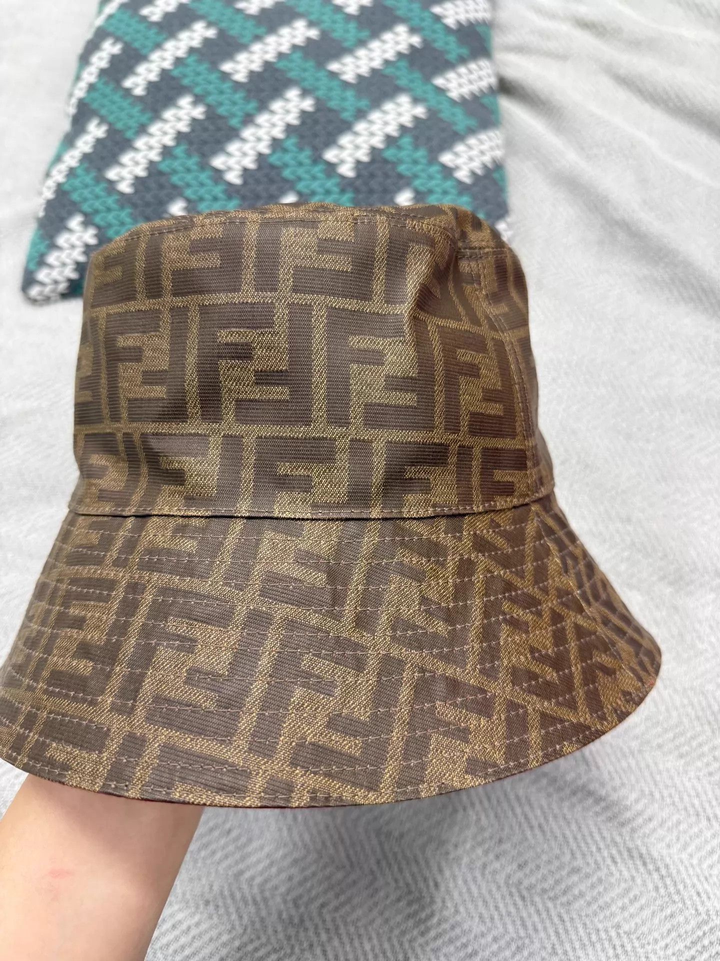 Fendi Fendi FF Monogram Fisherman Hat 59 Size ONE SIZE - 1 Thumbnail