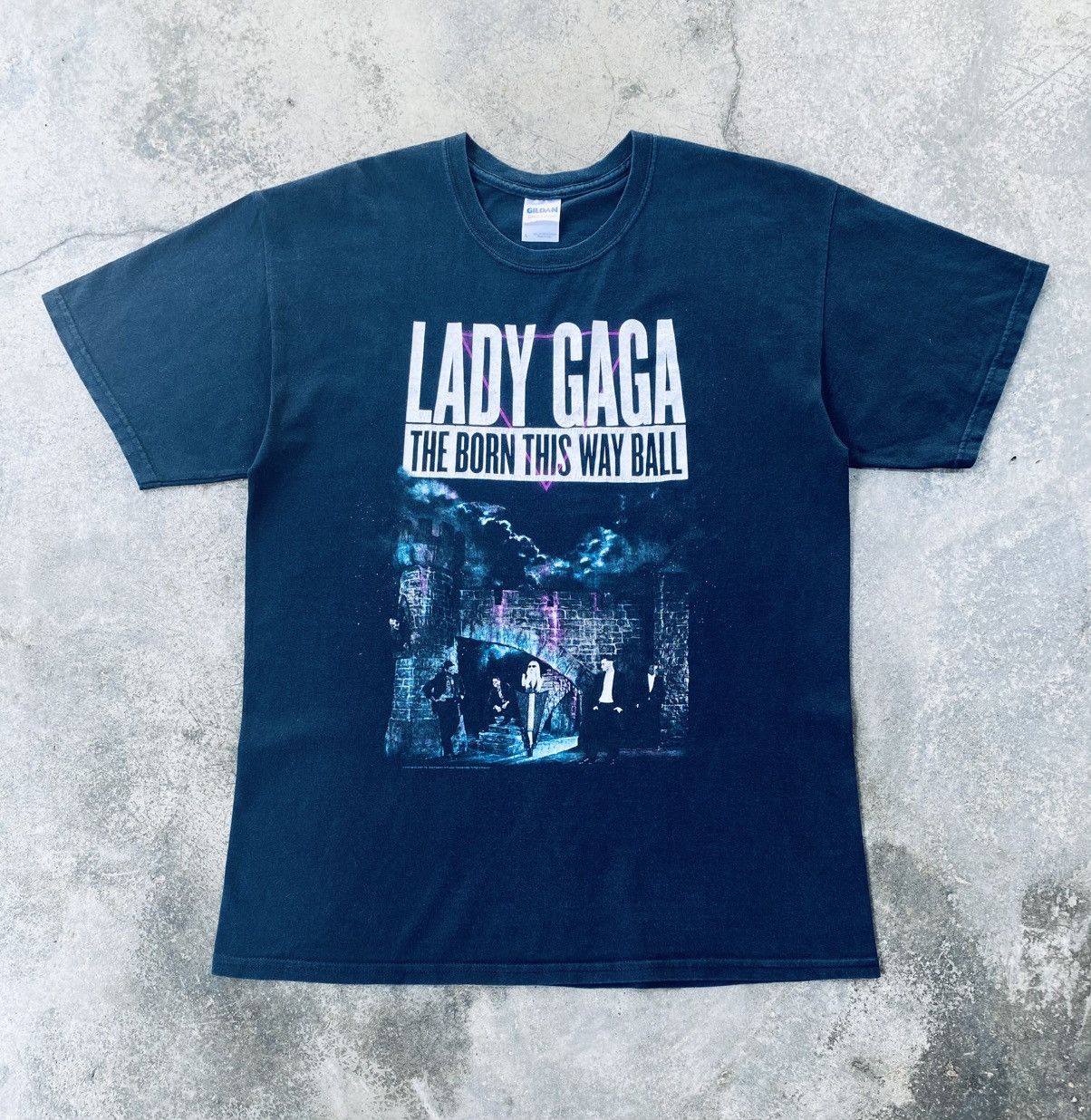 Band Tees Vintage Y2k Lady Gaga The Born This Way Ball Tour Tees Size US L / EU 52-54 / 3 - 1 Thumbnail