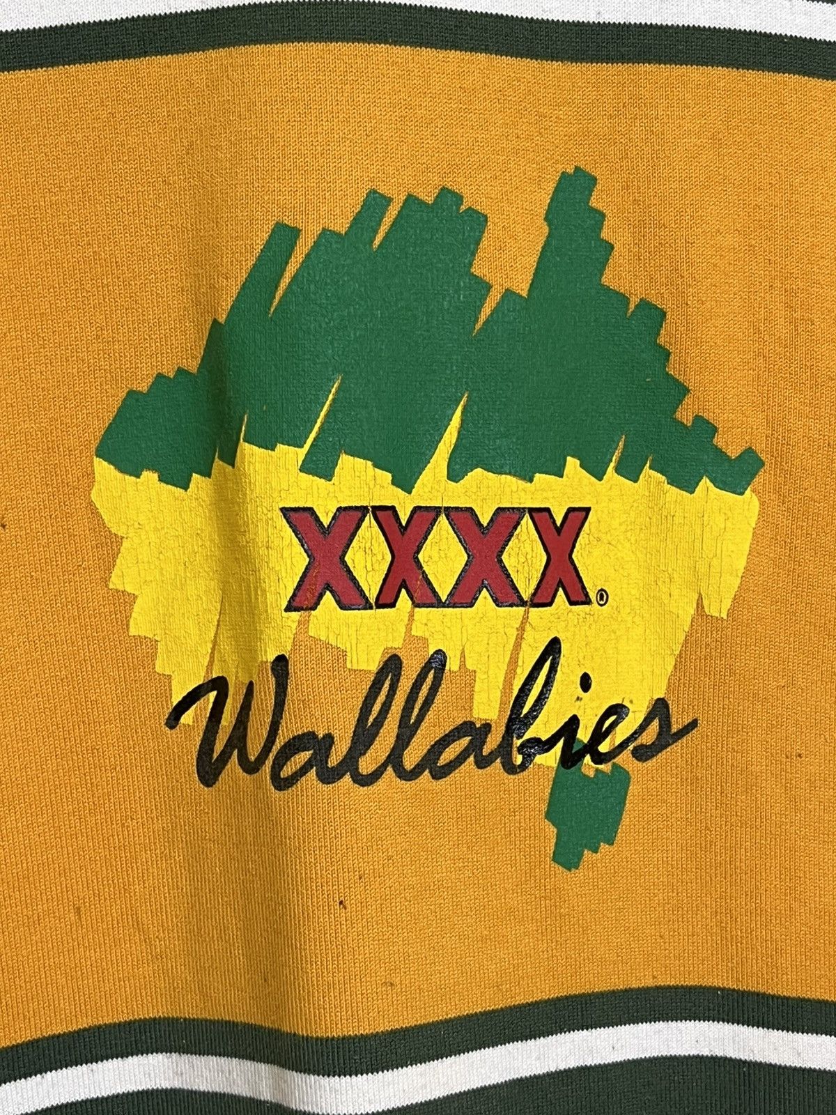 The Australian Outback Collection VINTAGE 90s AUSTRALIA WALLABIES 93/94 TRAINING RUGBY JERSEY Size US M / EU 48-50 / 2 - 3 Thumbnail