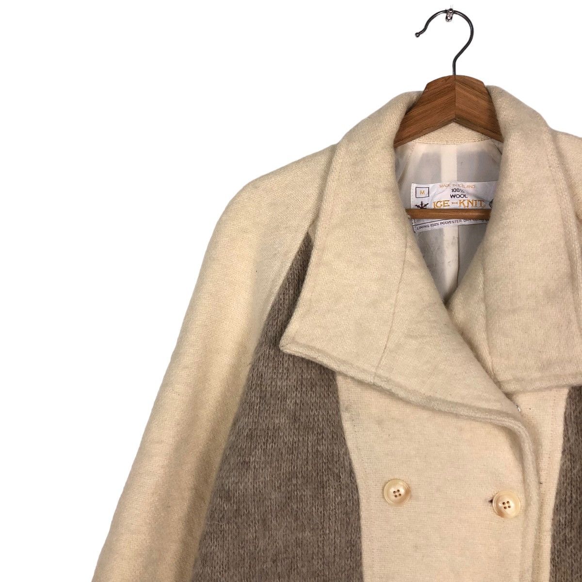 Vintage 🔥Vintage Wool Ice-Knit Made in Iceland Jacket Double Breast Size US M / EU 48-50 / 2 - 6 Thumbnail