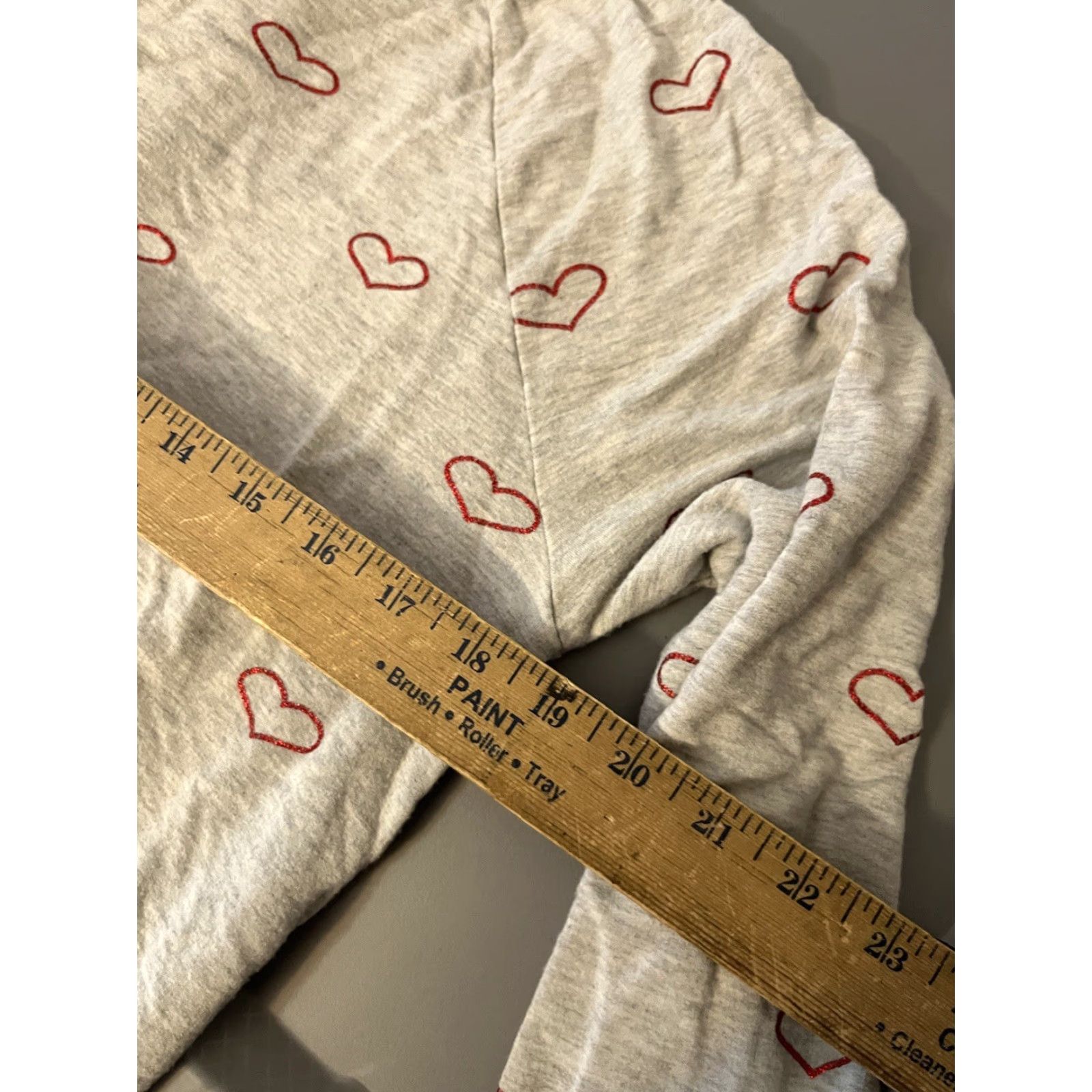 Vintage VINTAGE Philosophy Women Pullover Sweatshirt Gray Heart Print Long Sleeve Casual Fall Spring Winter size L Size L / US 10 / IT 46 - 5 Thumbnail