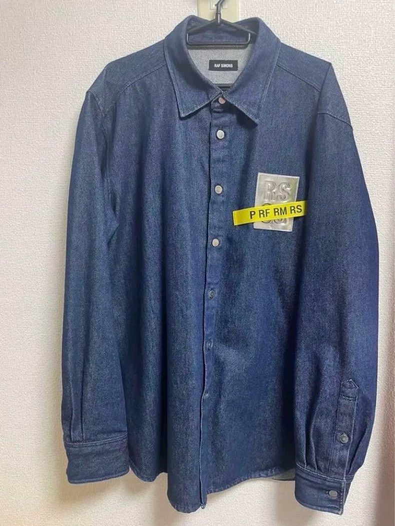 RAF SIMONS CARRY OVER DENIM SHIRT シャツ 中古・古着通販】RAF SIMONS (ラフシモンズ) CARRY OVER DENIM SHIRT