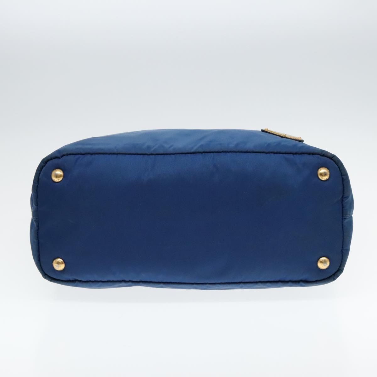 Prada PRADA Tote Bag Nylon Blue Gold Size ONE SIZE - 5 Thumbnail
