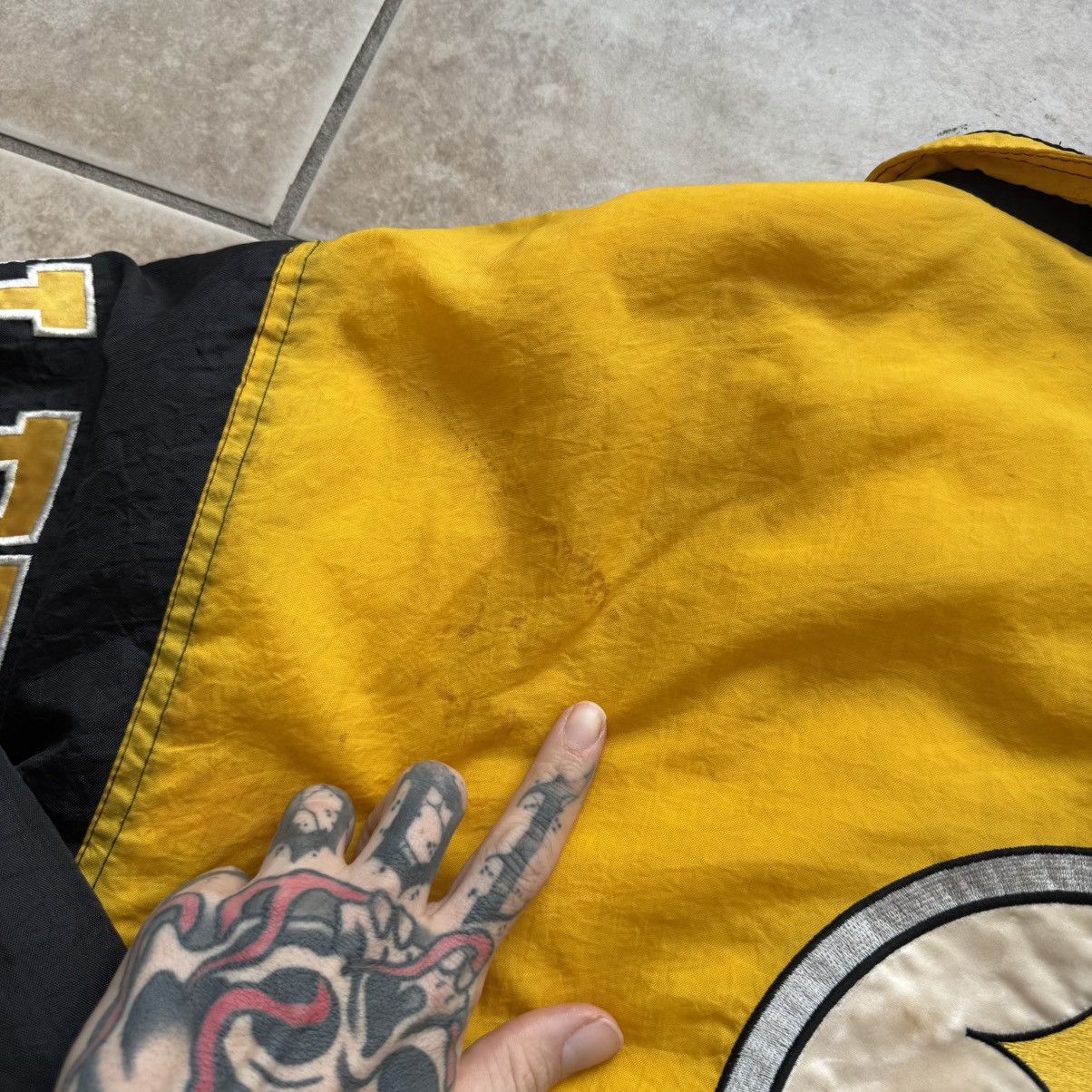Logo 7 vintage Starter Pro Line Pittsburgh Steelers coat Size US XL / EU 56 / 4 - 7 Thumbnail