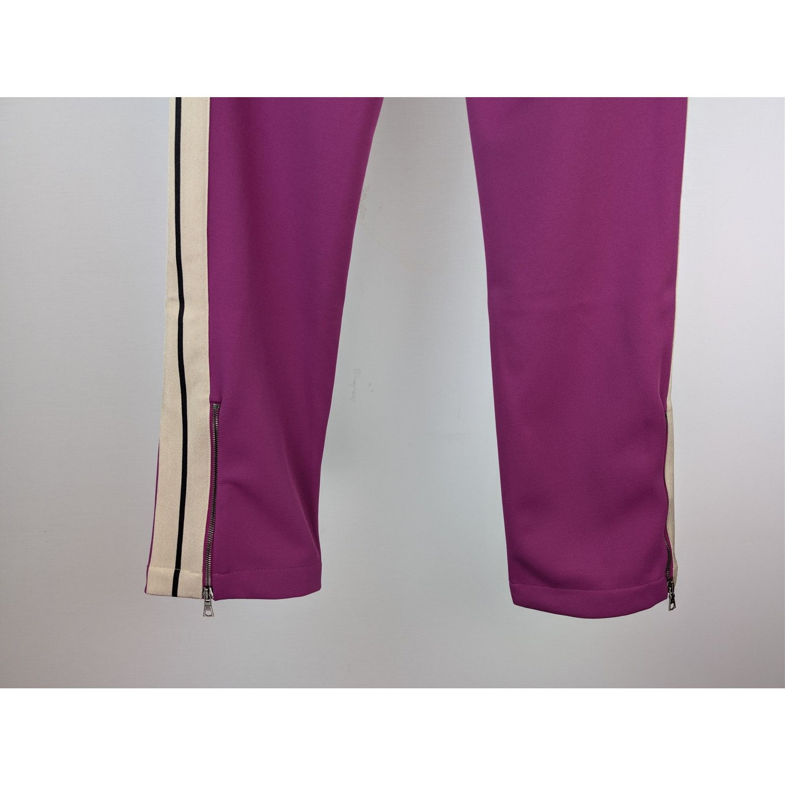 Palm Angels o1rshd1 Q:2 / Classic Logo Track Pants in Purple / Off White Size US 34 / EU 50 - 13 Thumbnail