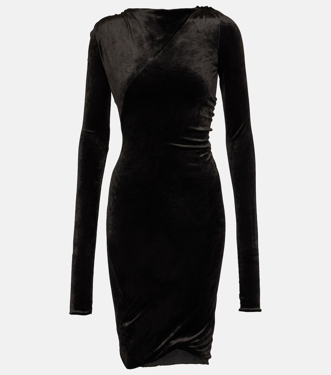 Rick Owens Last Size Rick Owens Lilies Velvet Jersey Cut Out Mini Dress Size M / US 6-8 / IT 42-44 - 5 Thumbnail
