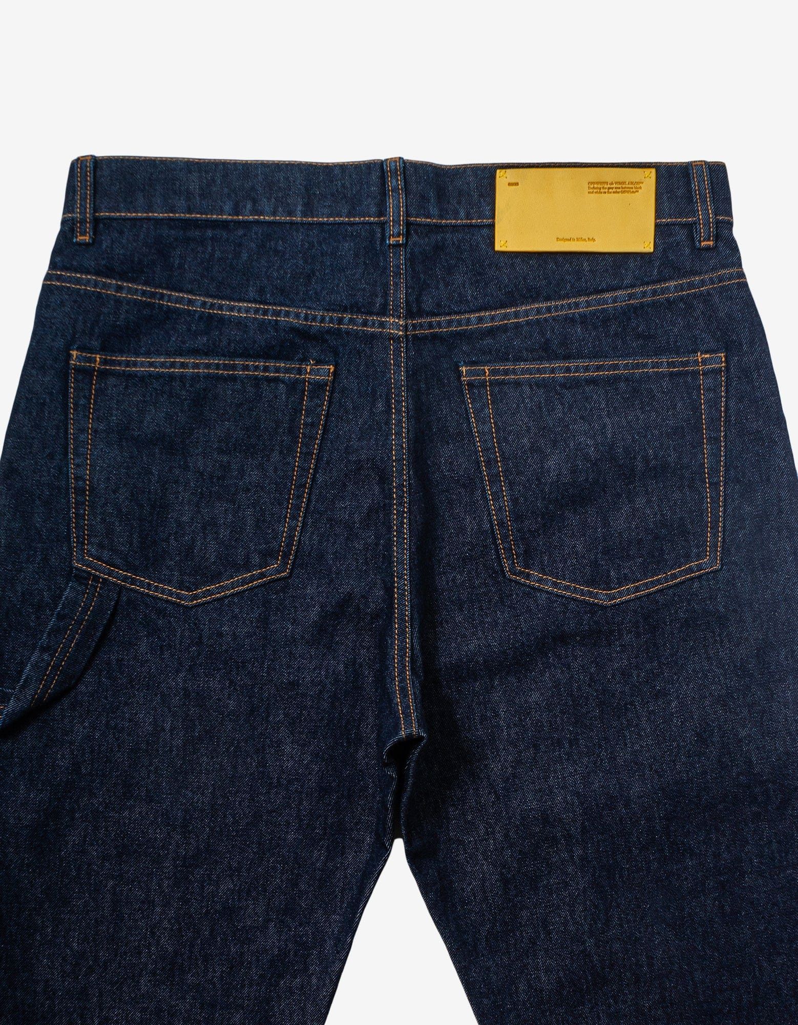 Off-White Off-White Blue Wave Off Skate Carpenter Jeans Size US 31 - 6 Thumbnail
