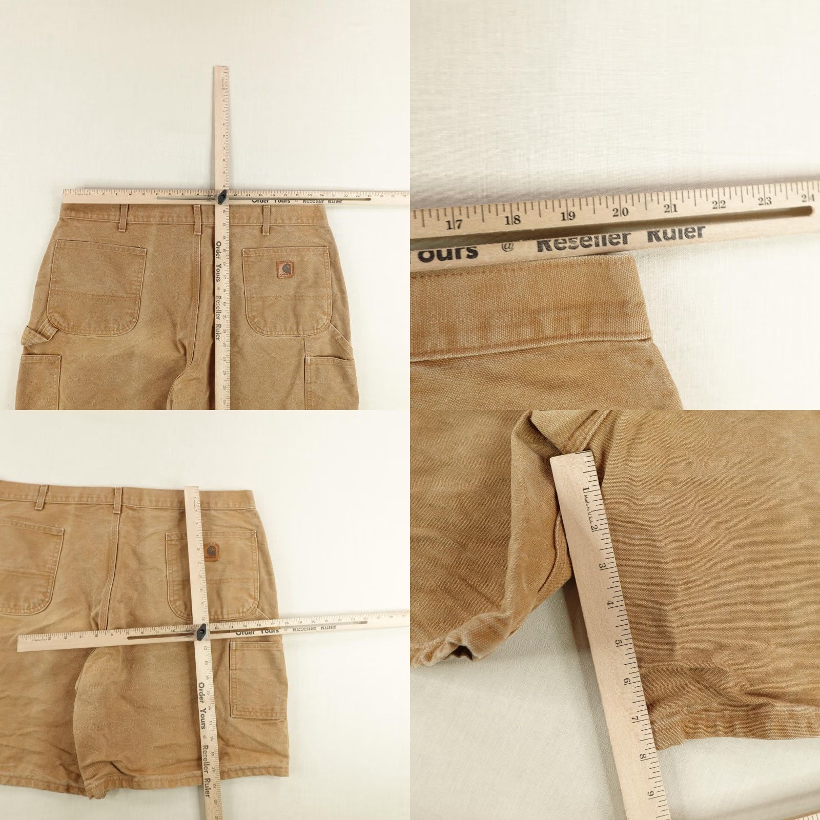 Carhartt VINTAGE Carhartt Cargo Shorts Mens 42 Brown Canvas Workwear Relaxed Fit Casual Size US 42 / EU 58 - 8 Thumbnail