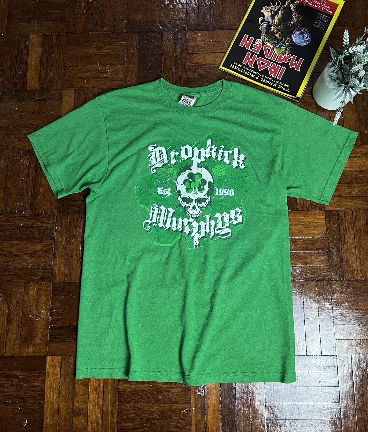 Band Tees × Vintage Vtg Dropkick Murphys Promo Album Concert T-Shirt Est. 1996 Size US M / EU 48-50 / 2 - 1 Thumbnail