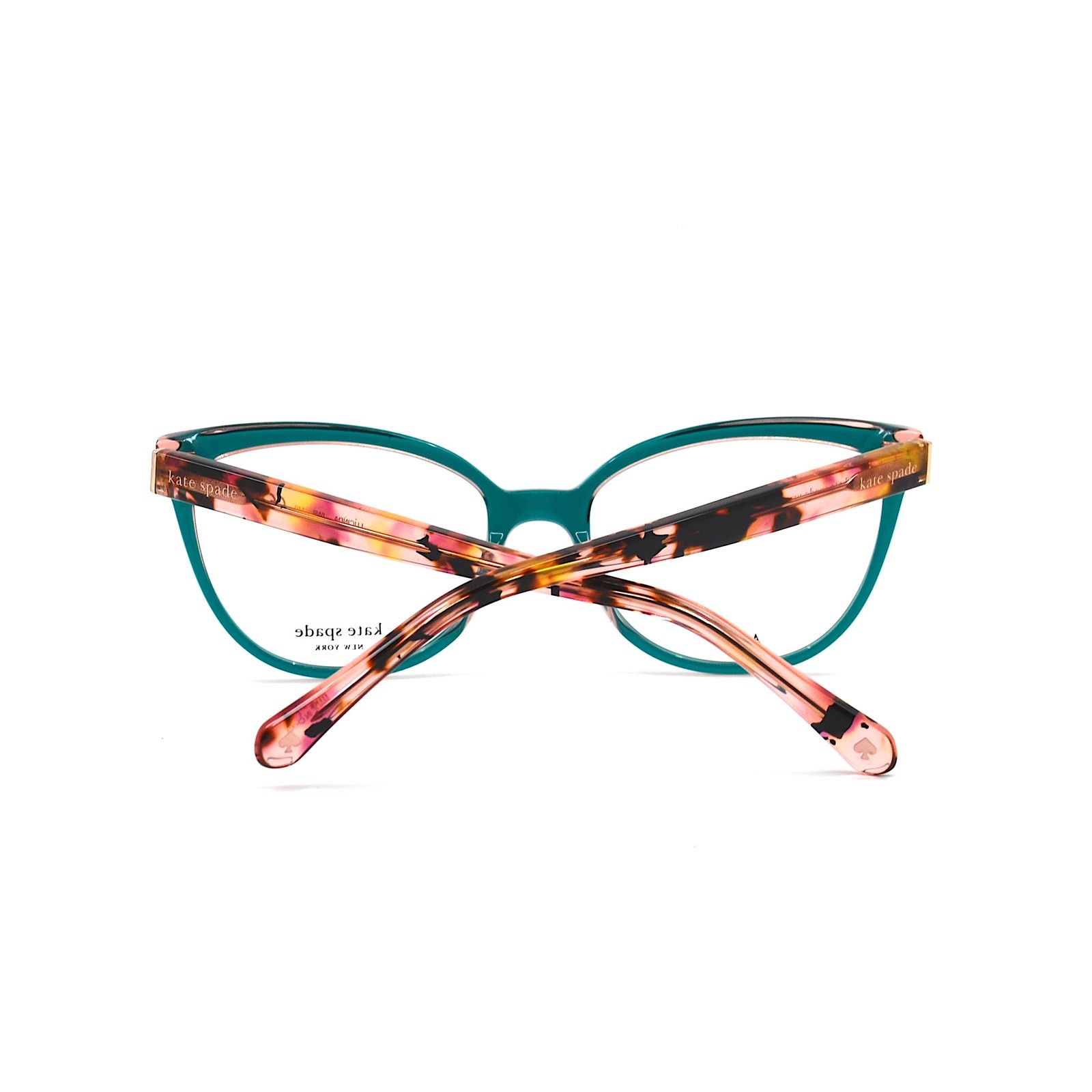 Kate Spade NEW KATE SPADE LUCINDA/G IWB GREEN PINK EYEGLASSES FRAME Size ONE SIZE - 10 Thumbnail