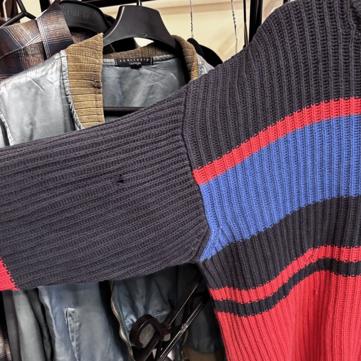 Vintage Last Drop‼️Vintage 80’s Distressed Burberry sweater knit Size US L / EU 52-54 / 3 - 6 Thumbnail