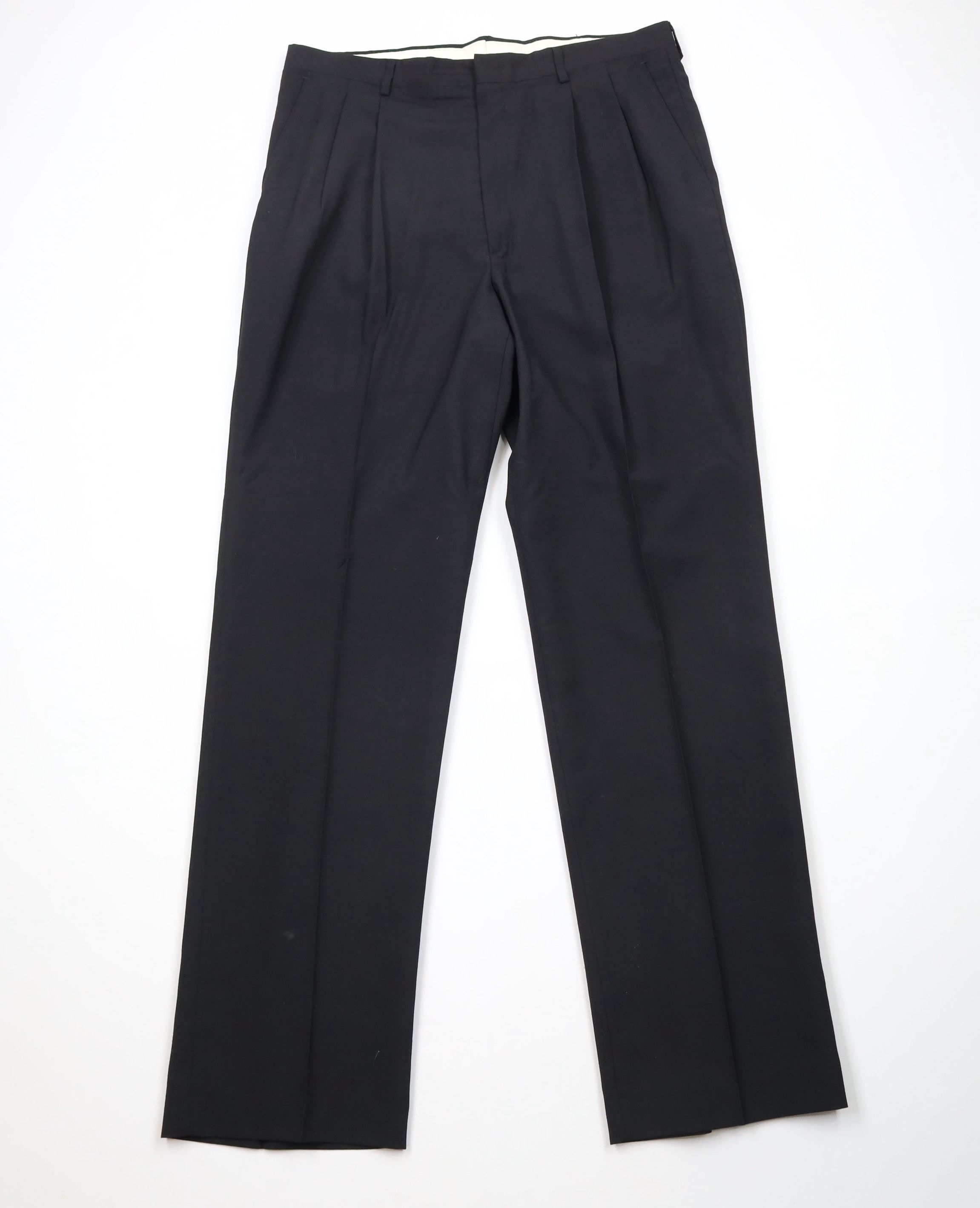 Vintage Vintage 90s Streetwear Wide Leg Chino Pants Black USA Size US 36 / EU 52 - 1 Thumbnail