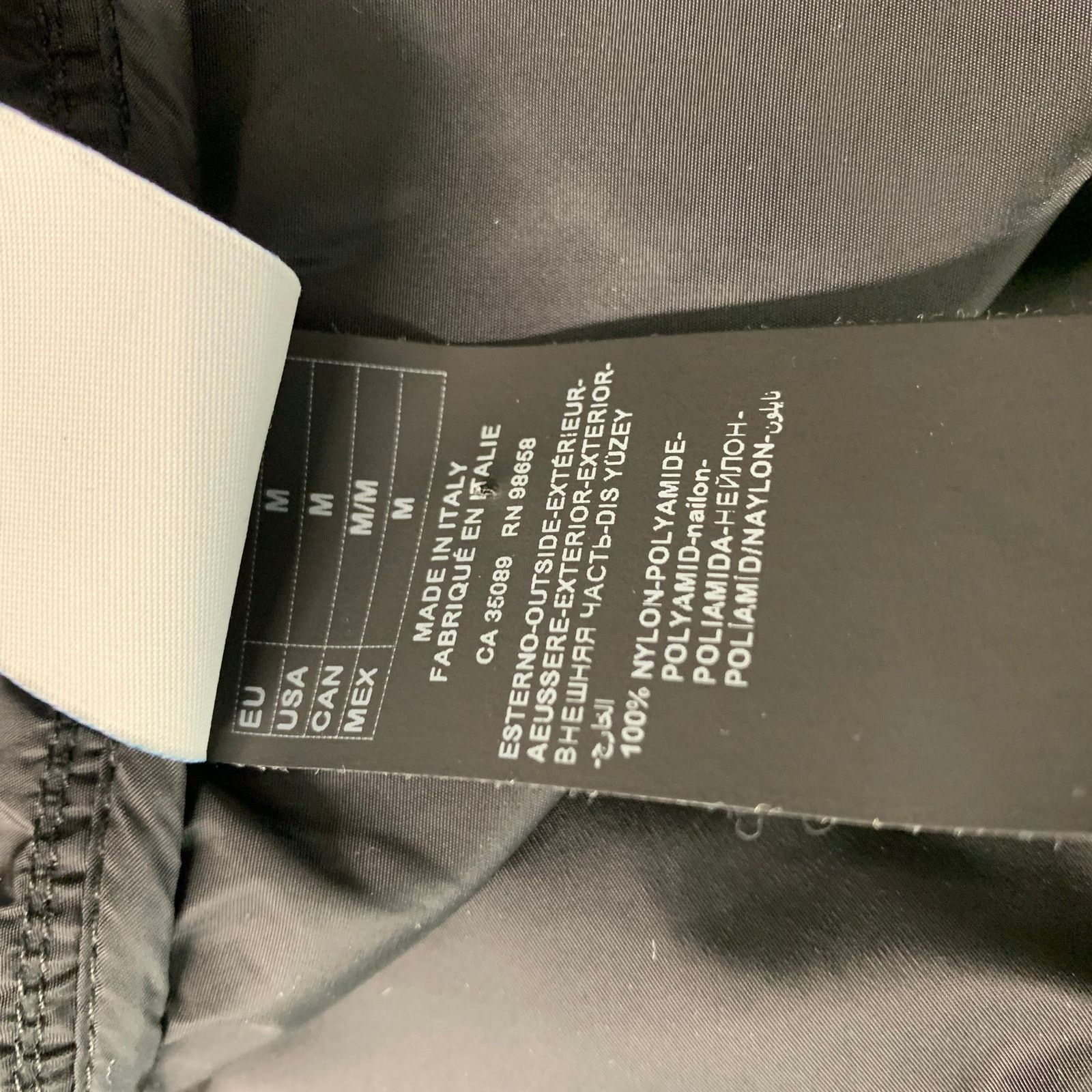 Nick Wooster NICK WOOSTER M Black White Checkered Nylon Hooded Jacket Size US M / EU 48-50 / 2 - 9 Thumbnail