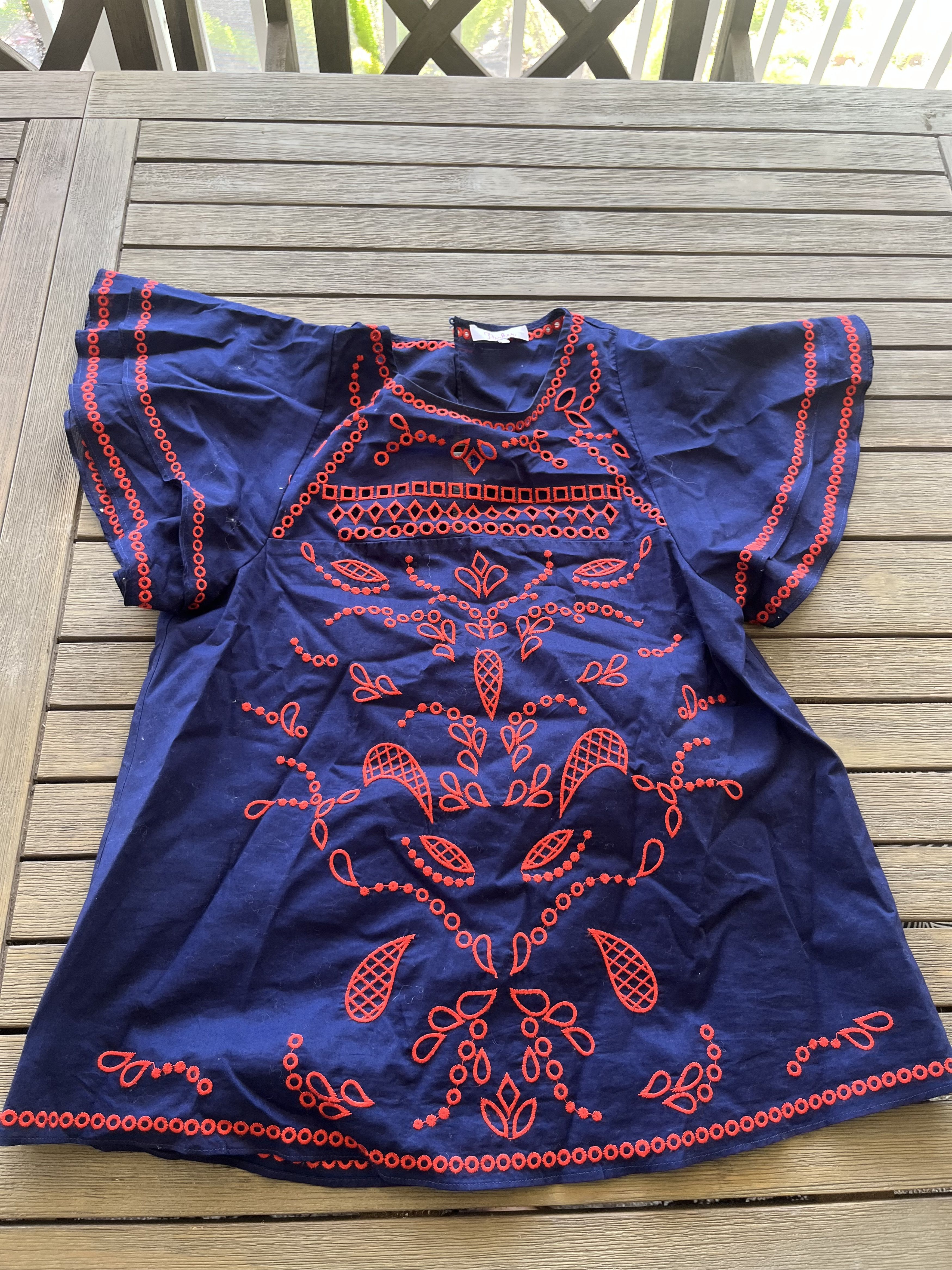 Parker Red and Blue Parker Top Size S / US 4 / IT 40 - 1 Thumbnail