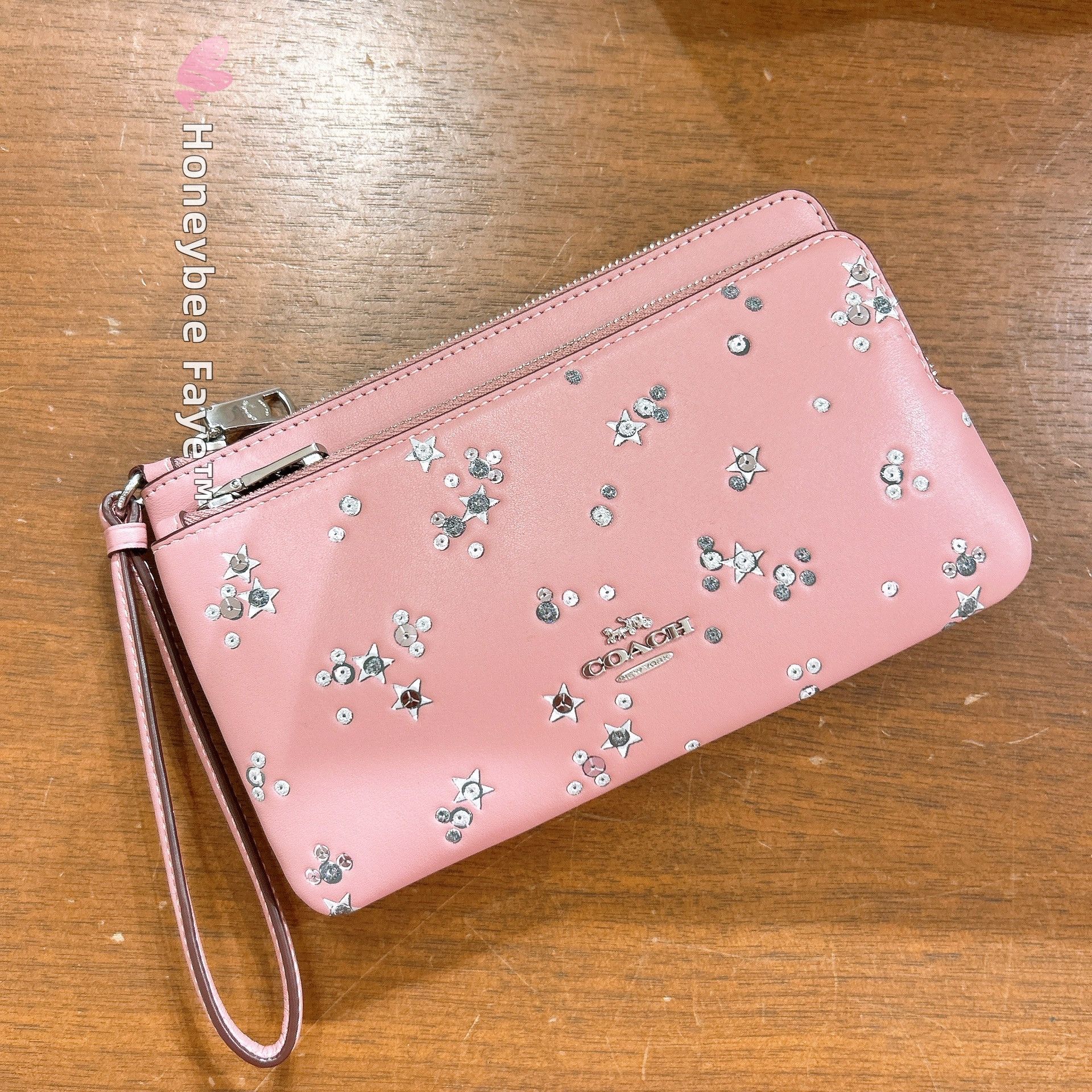 Coach Double Zip Wallet With Star Print CCJ69 Size ONE SIZE - 1 Thumbnail